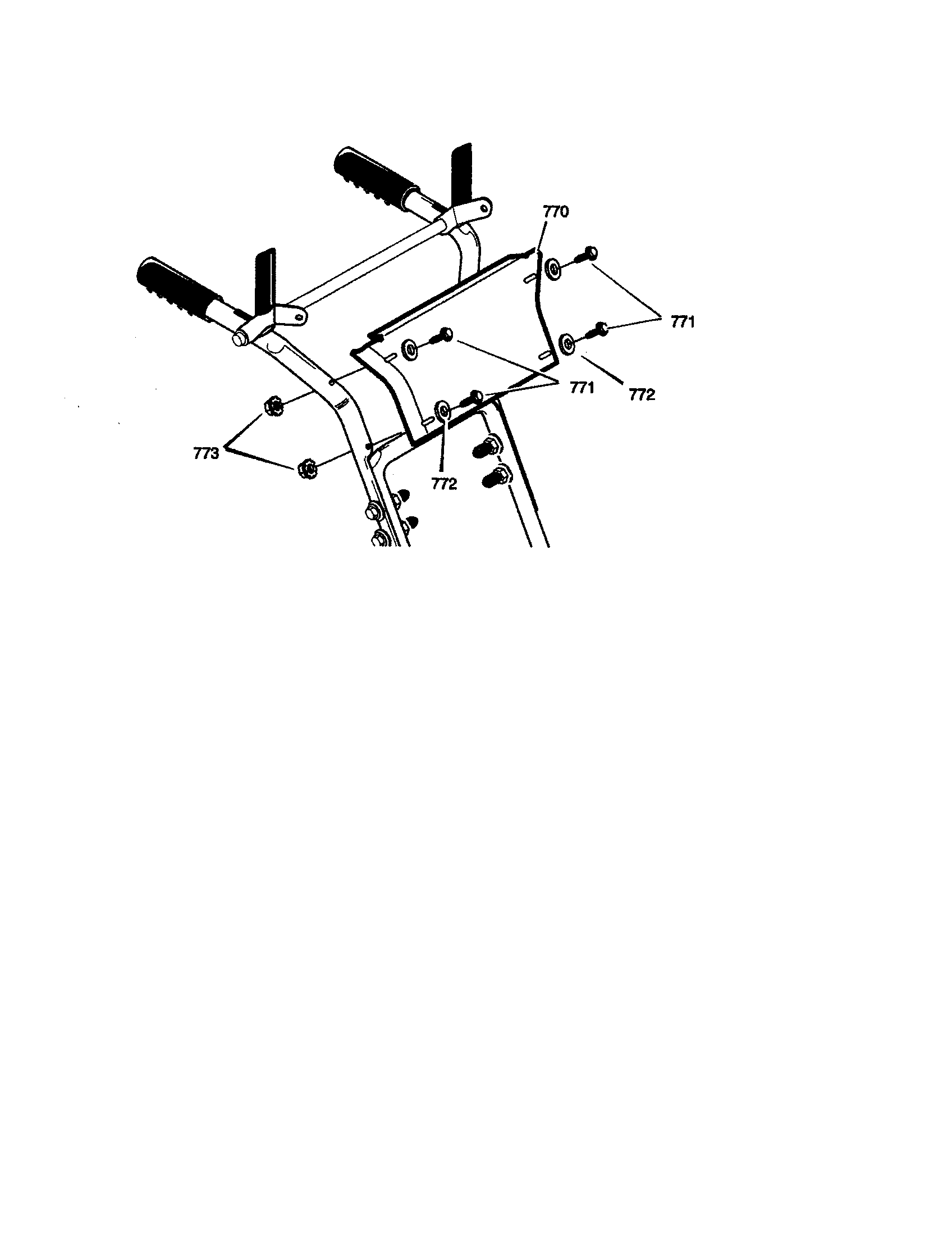 Craftsman Snow thrower Panel Parts