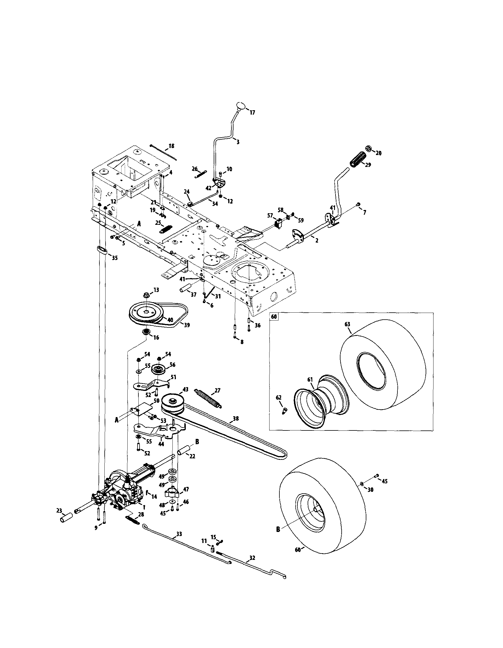 31 Craftsman Riding Mower Transmission Diagram