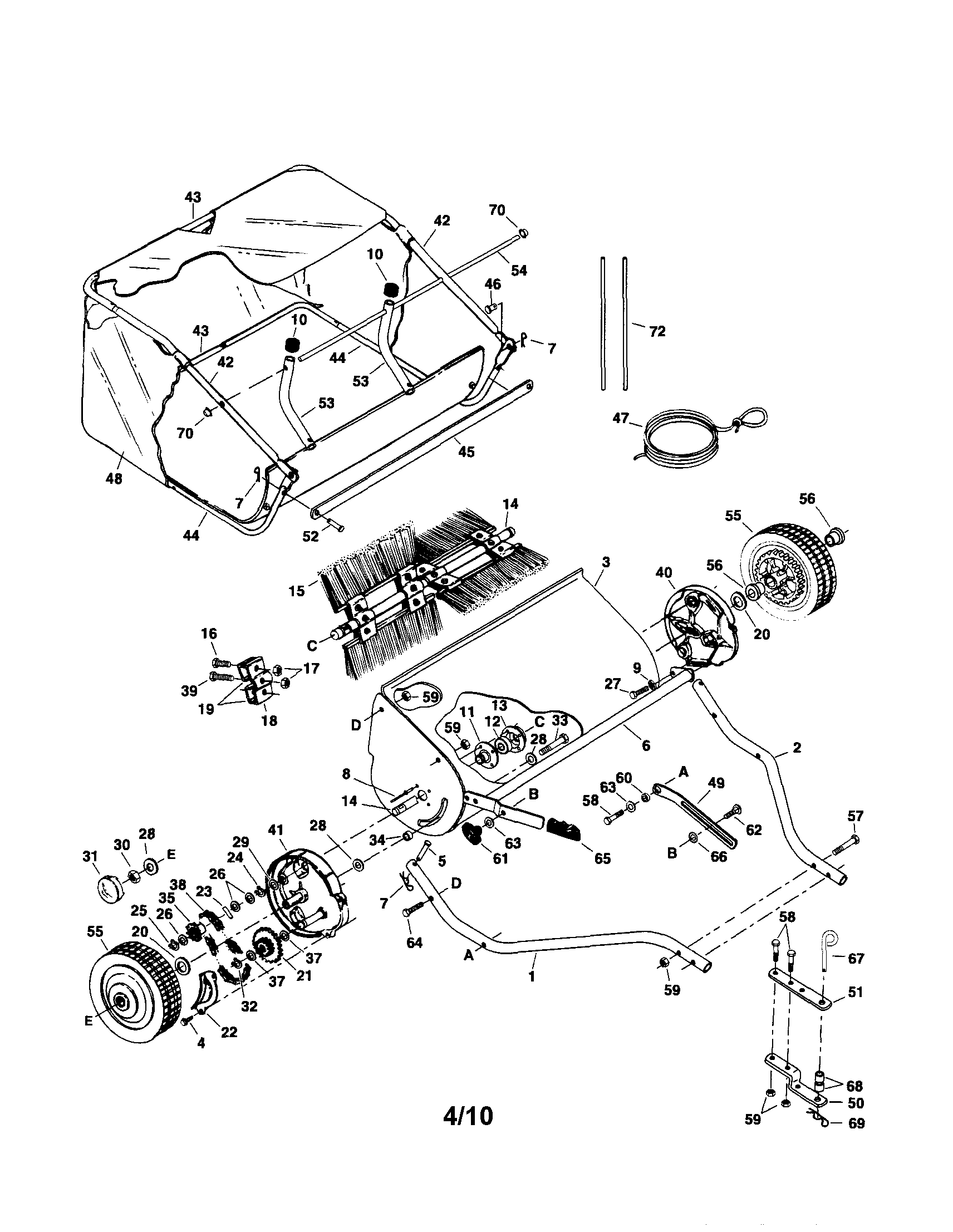 Sweeper Lawn Sweeper Parts