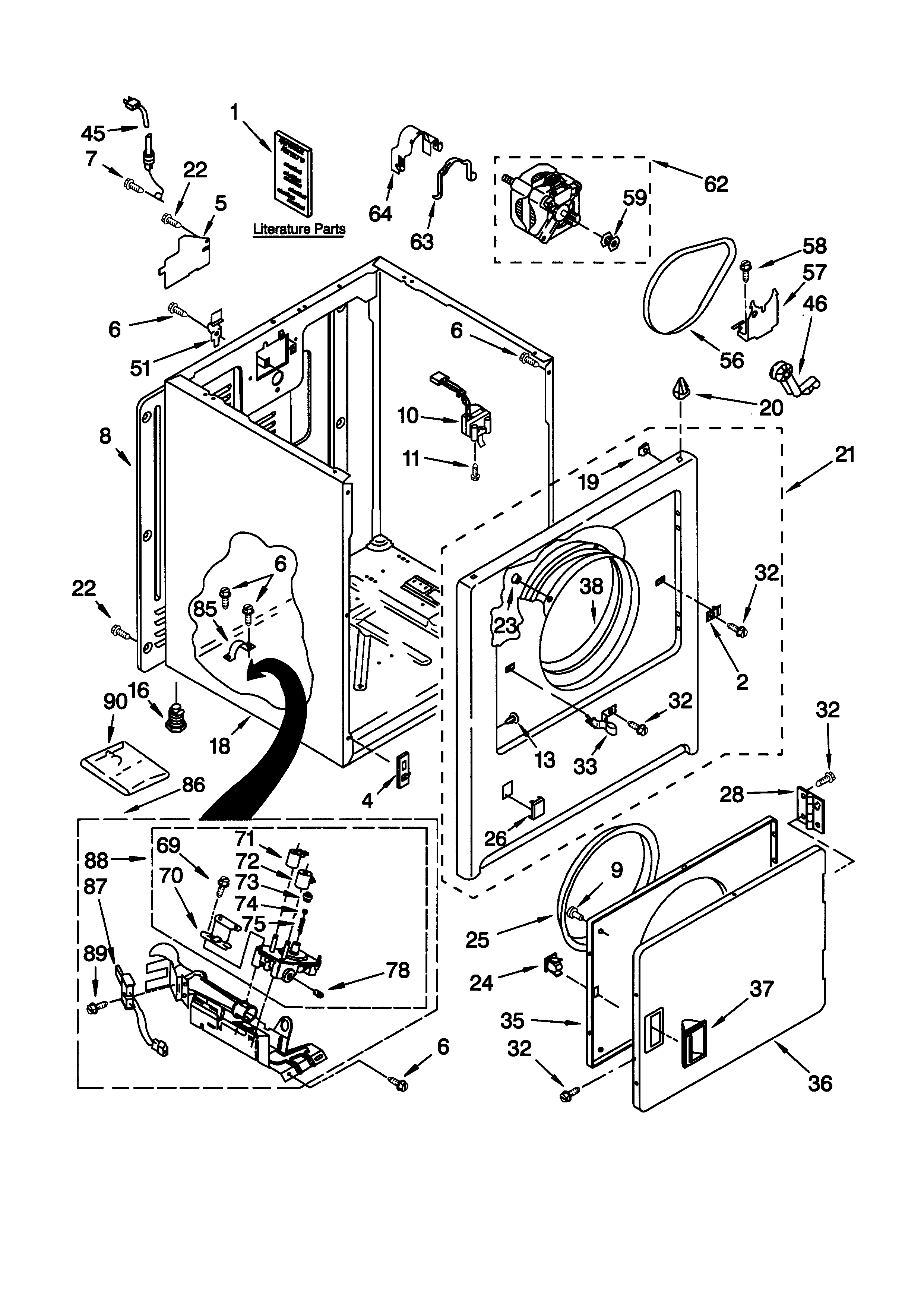 29 Kenmore He2 Dryer Parts Diagram Wiring Diagram List