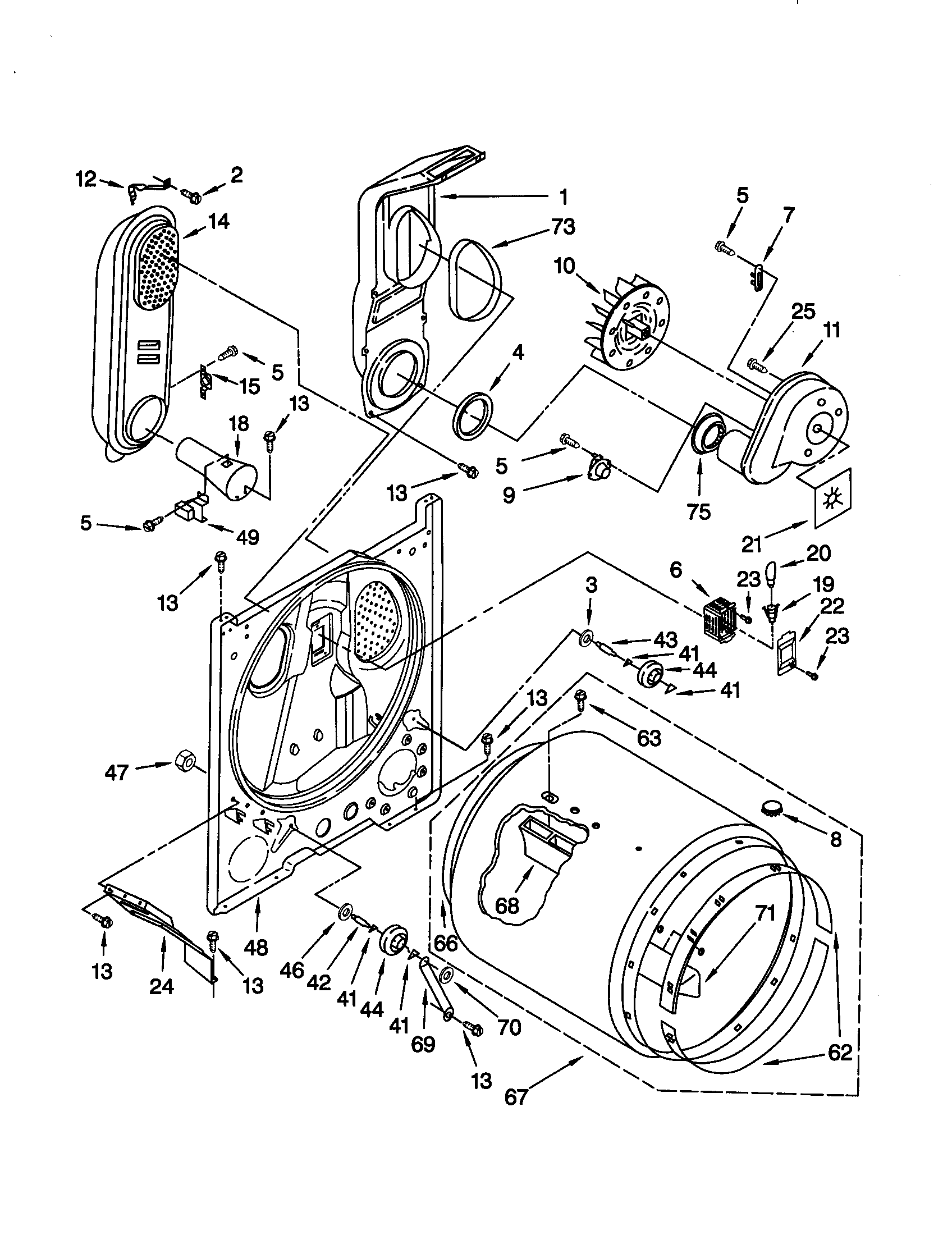 Whirlpool Parts  Whirlpool Cabrio Dryer Parts List