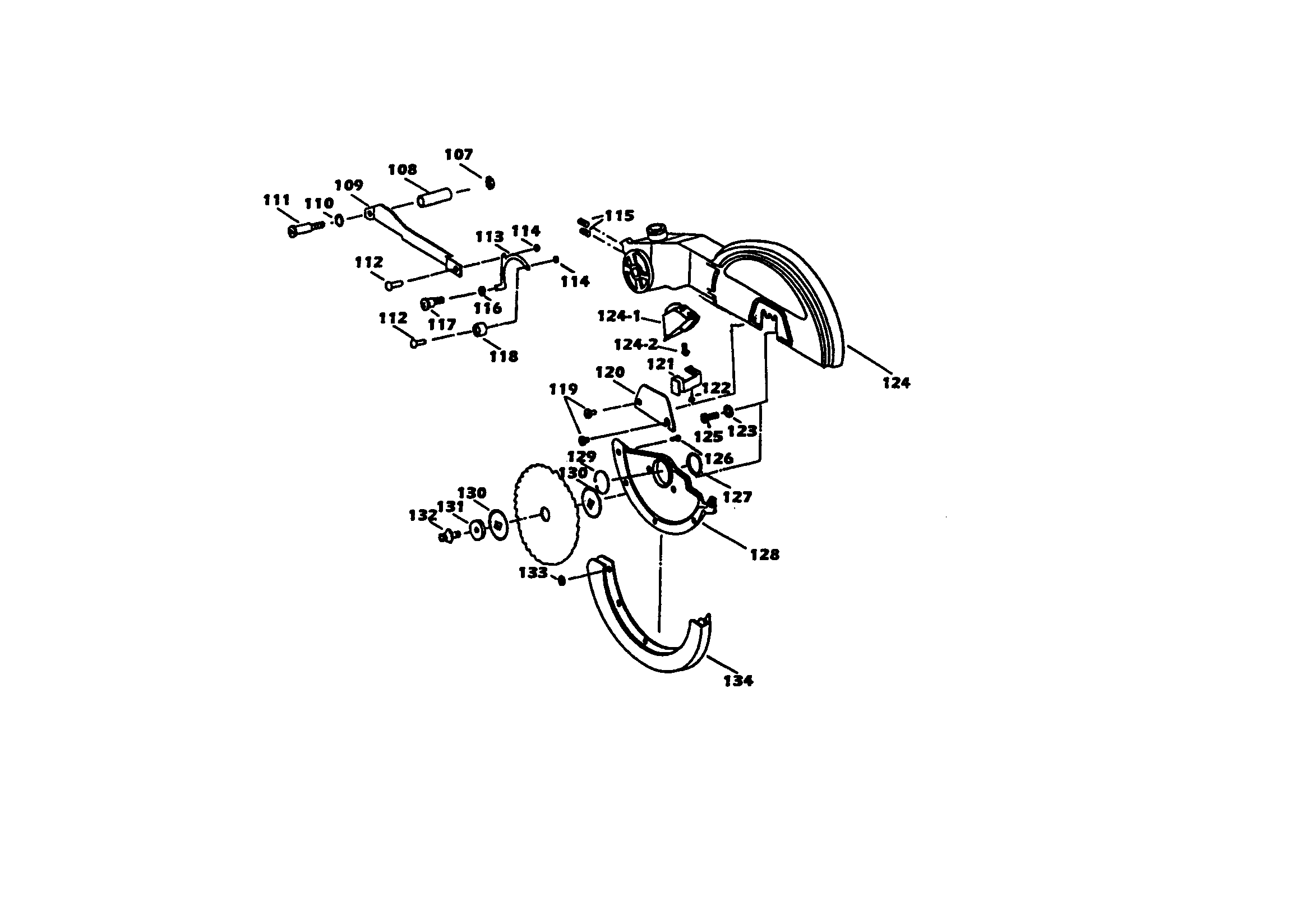 Pro tech compound miter saw parts identification