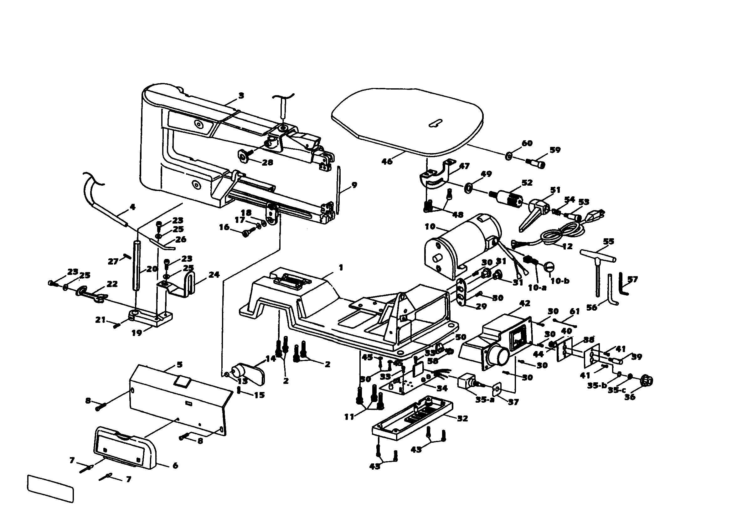 PROTECH SCROLL SAW Parts Model 3303 Sears PartsDirect