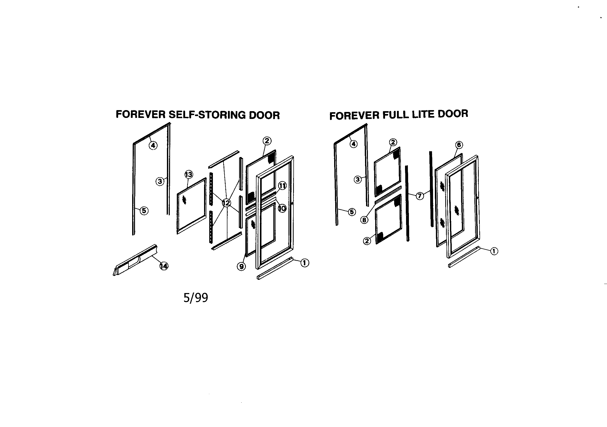 Emco Storm Doors Parts