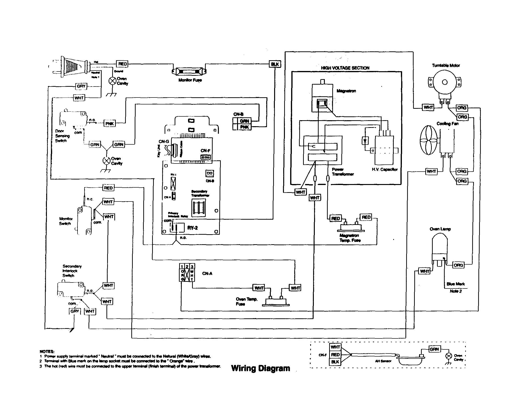 Diagram  Kitchenaid Microwave Wiring Diagram Full Version