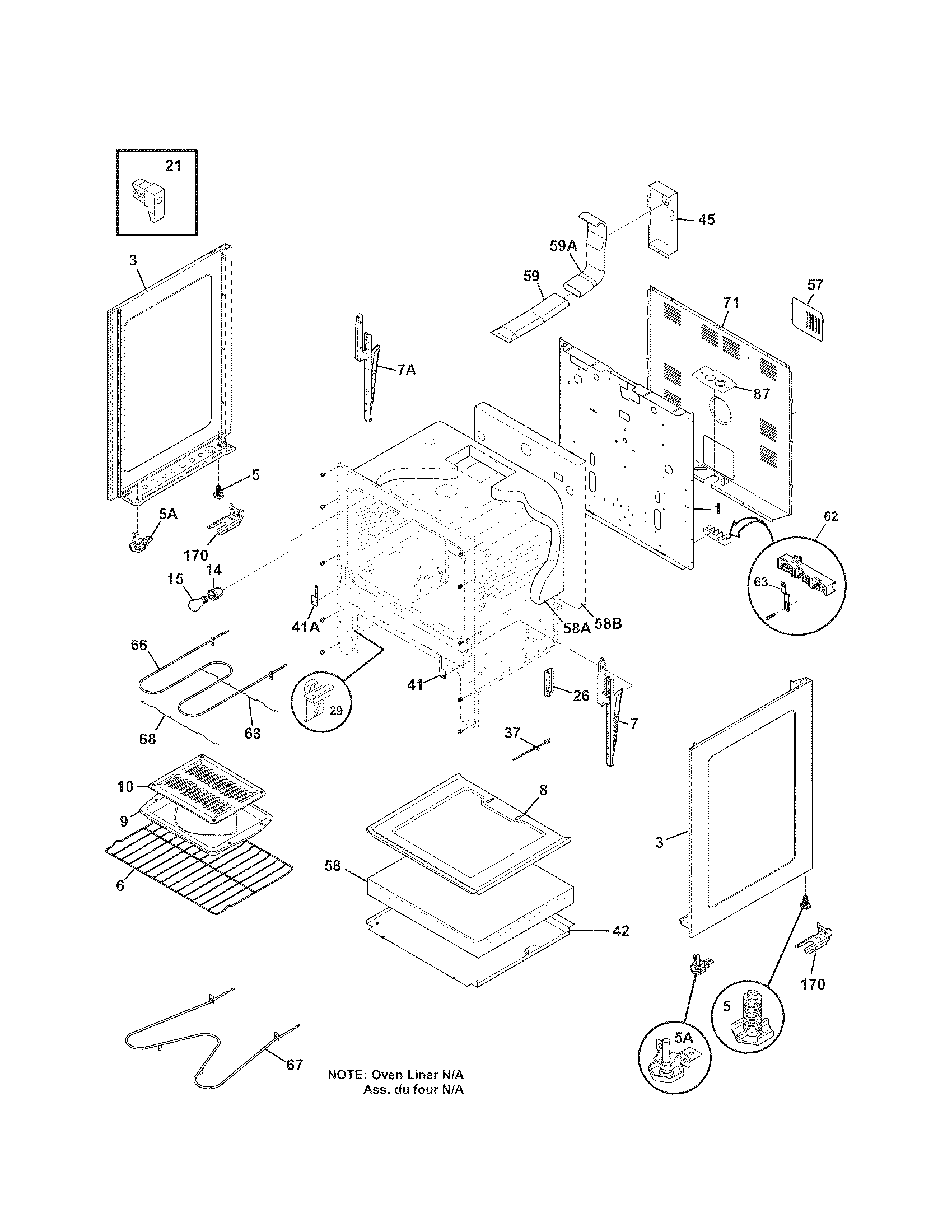 KENMORE Electric Range Backguard Parts | Model 79095039702