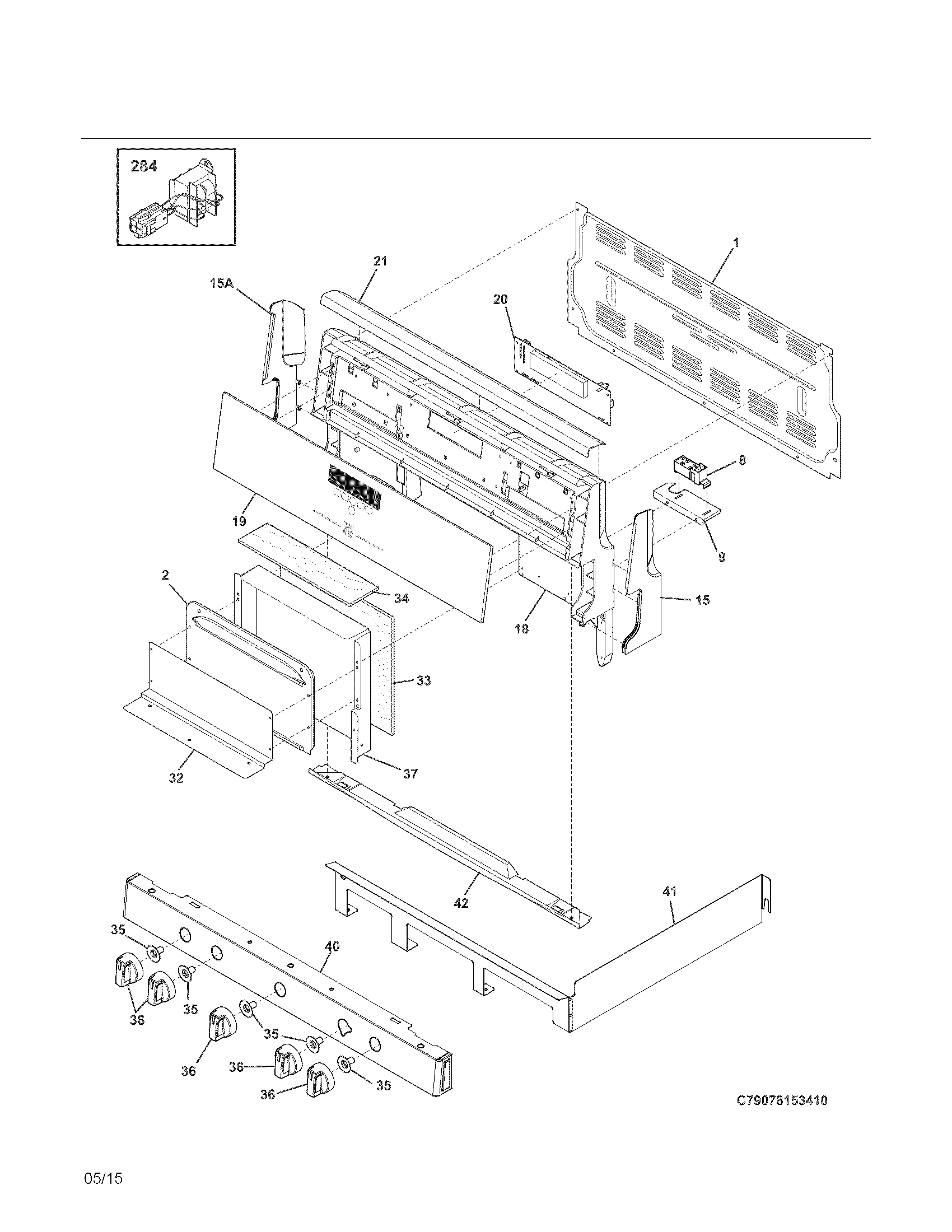 My Kenmore elite range 790.78153410 is displaying error code 15, it