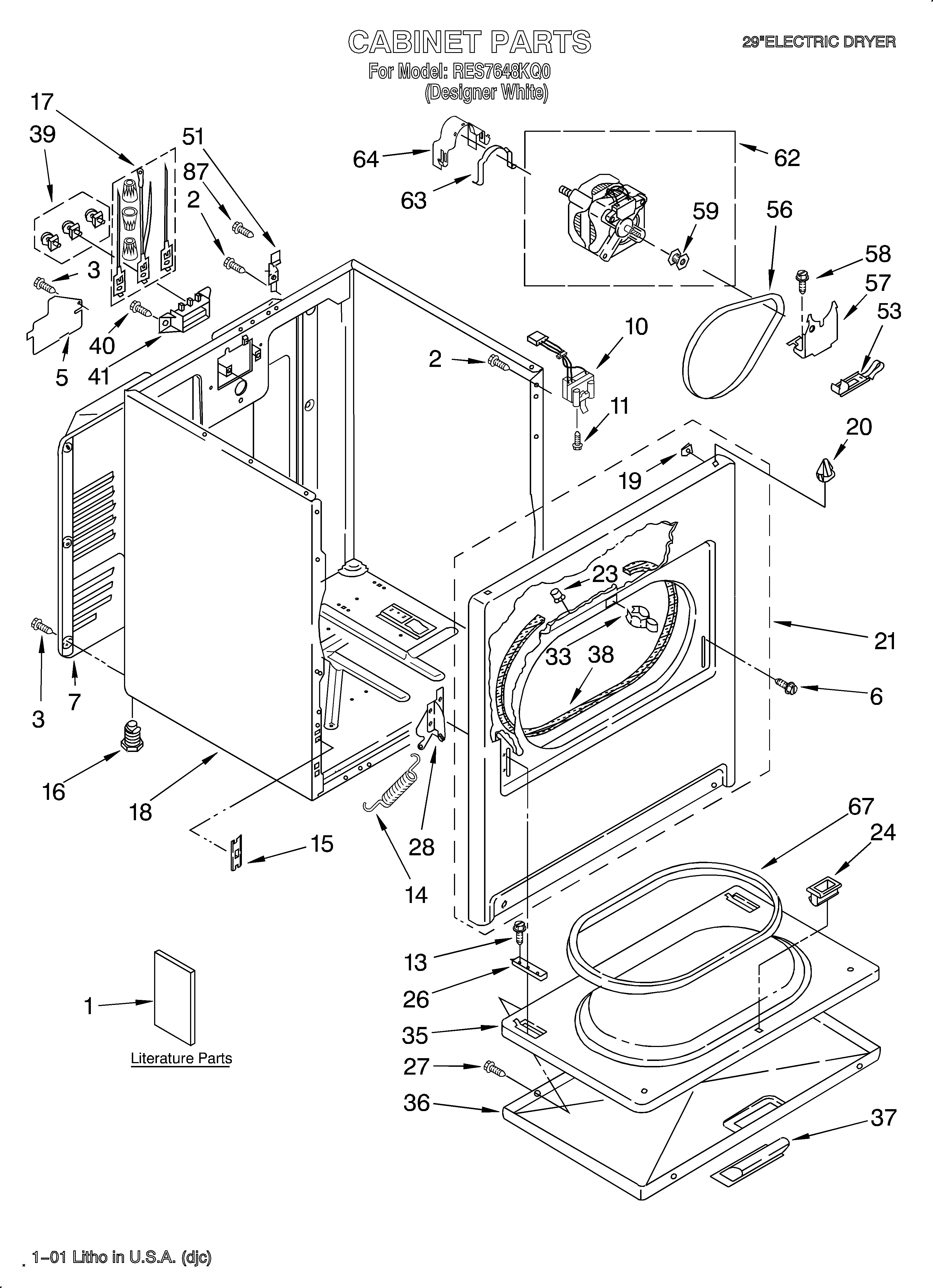 Roper Dryer Parts