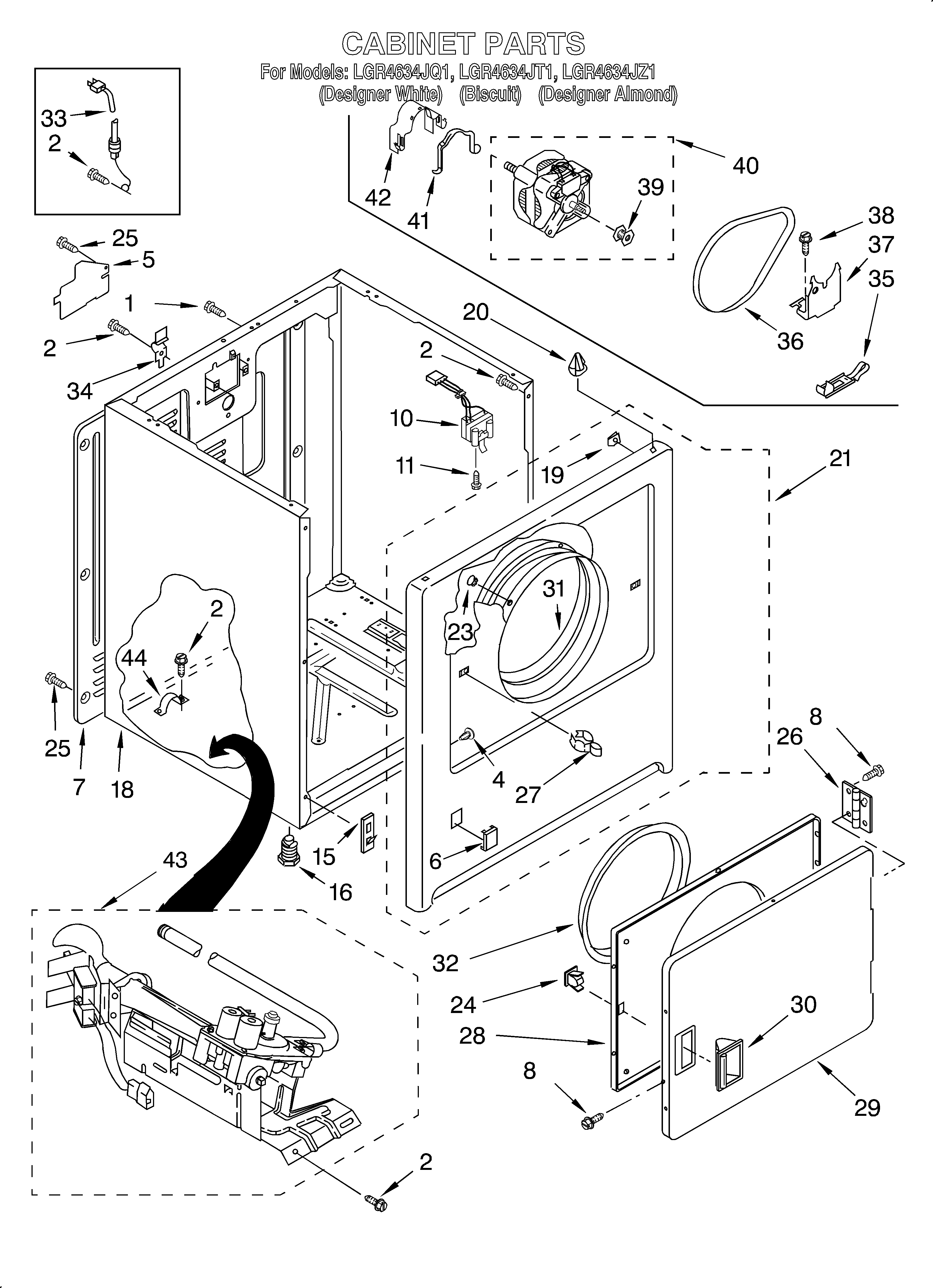 35 Whirlpool Dryer Diagram Of Parts - Wiring Diagram List