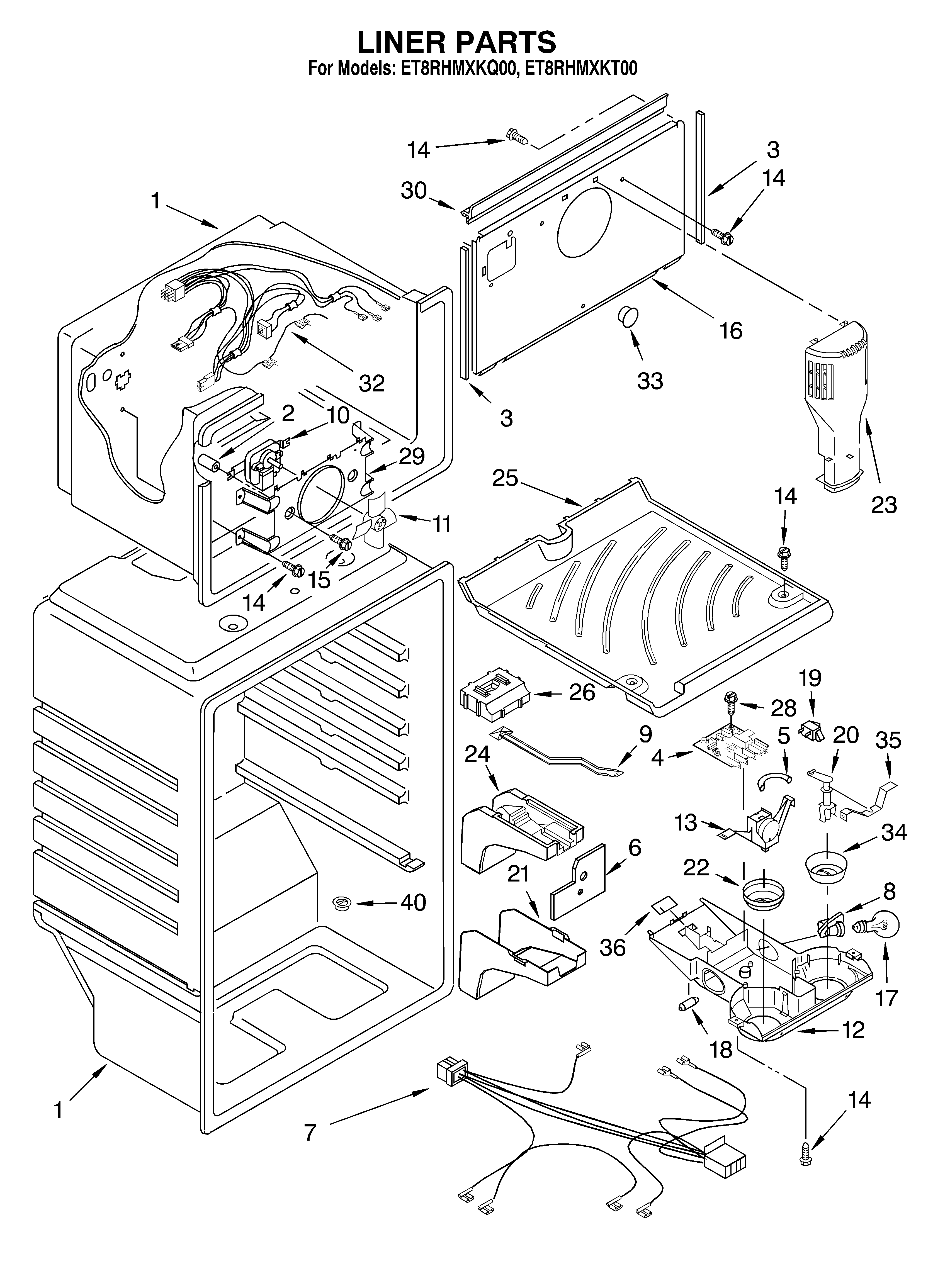 Diagram  Wiring Diagram For Whirlpool Refrigerator Full