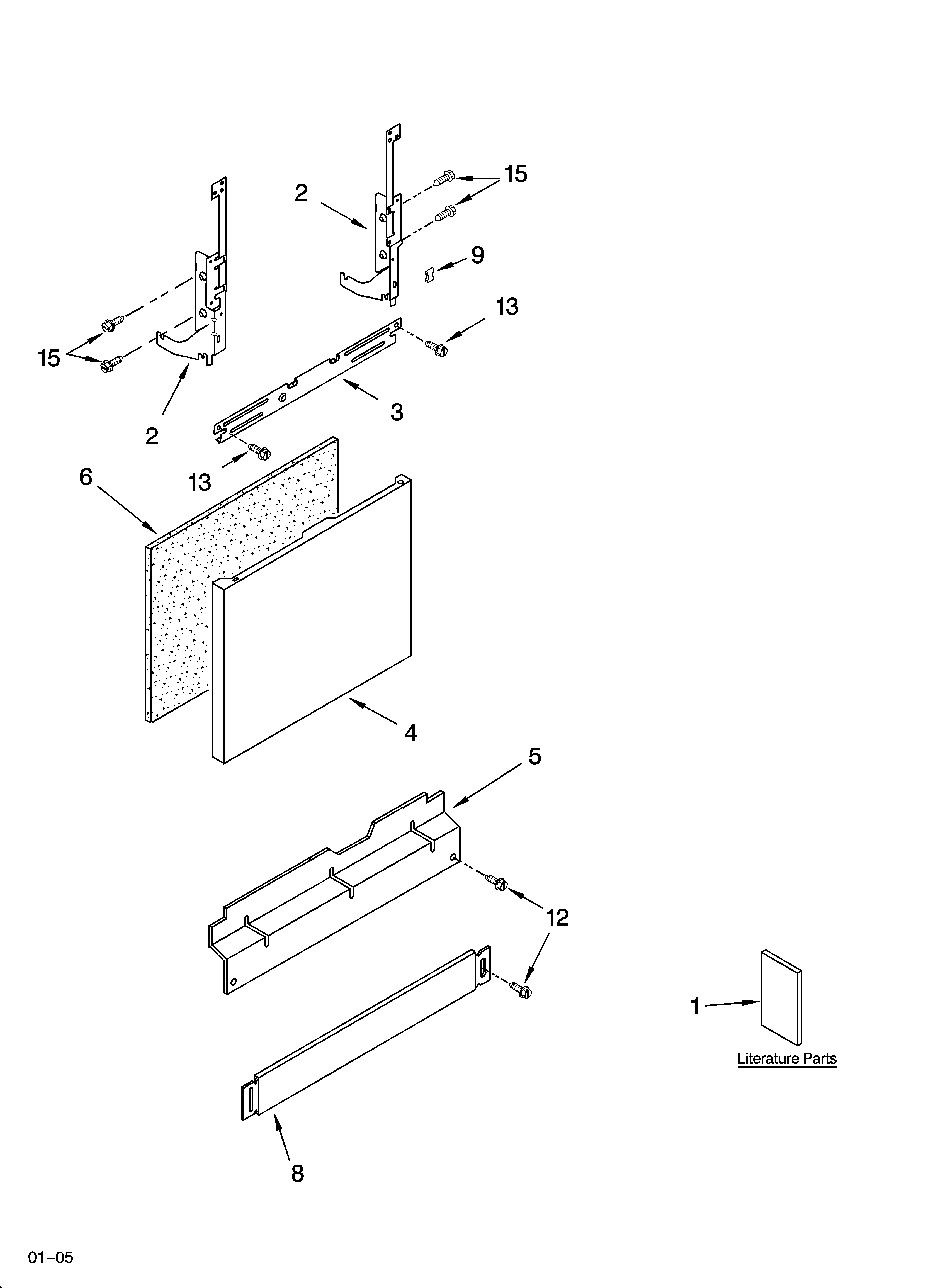 WHIRLPOOL DISHWASHER Parts | Model DU1148XTPB1 | Sears ... sears dishwasher wiring diagram 