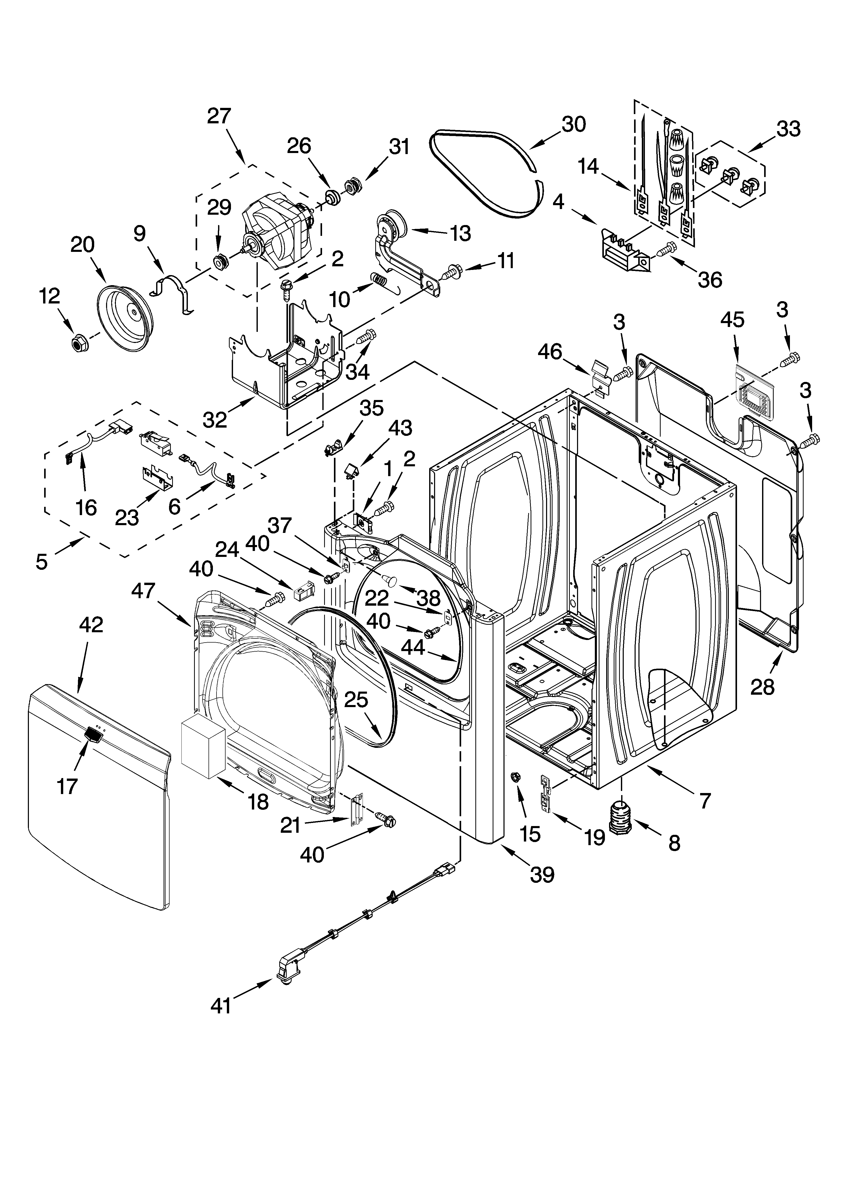 Maytag Dryer: Maytag Dryer Parts Diagram