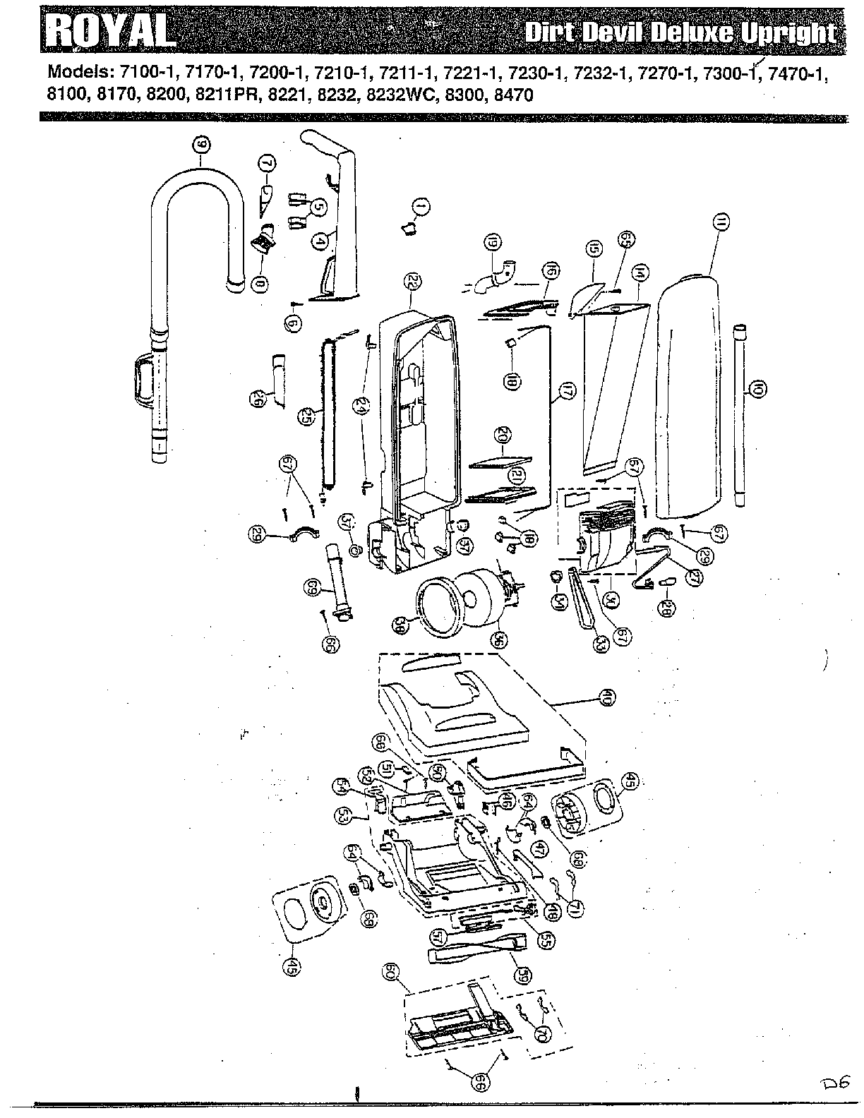 Dirt Devil Power Max Pet Parts Diagram Heat exchanger spare parts