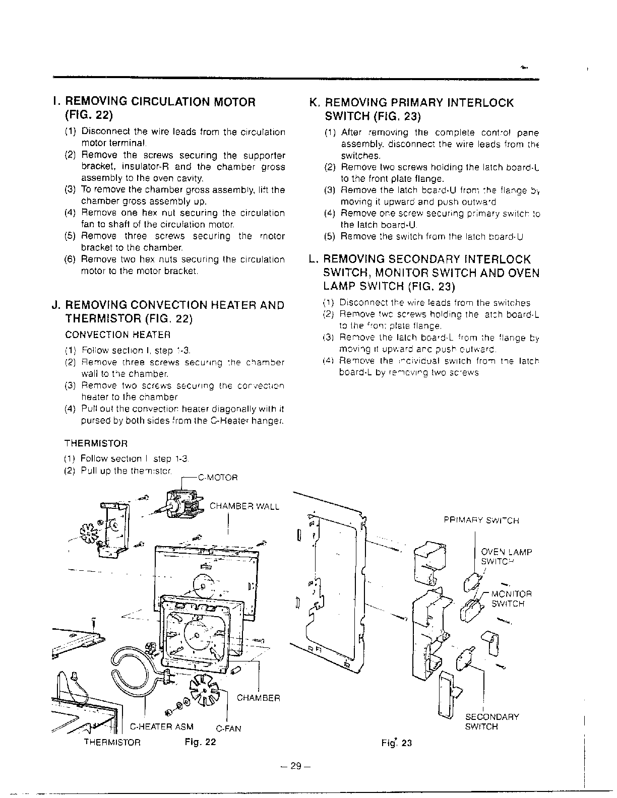 Goldstar Microwave oven Disassy/... procedure page 4 Parts