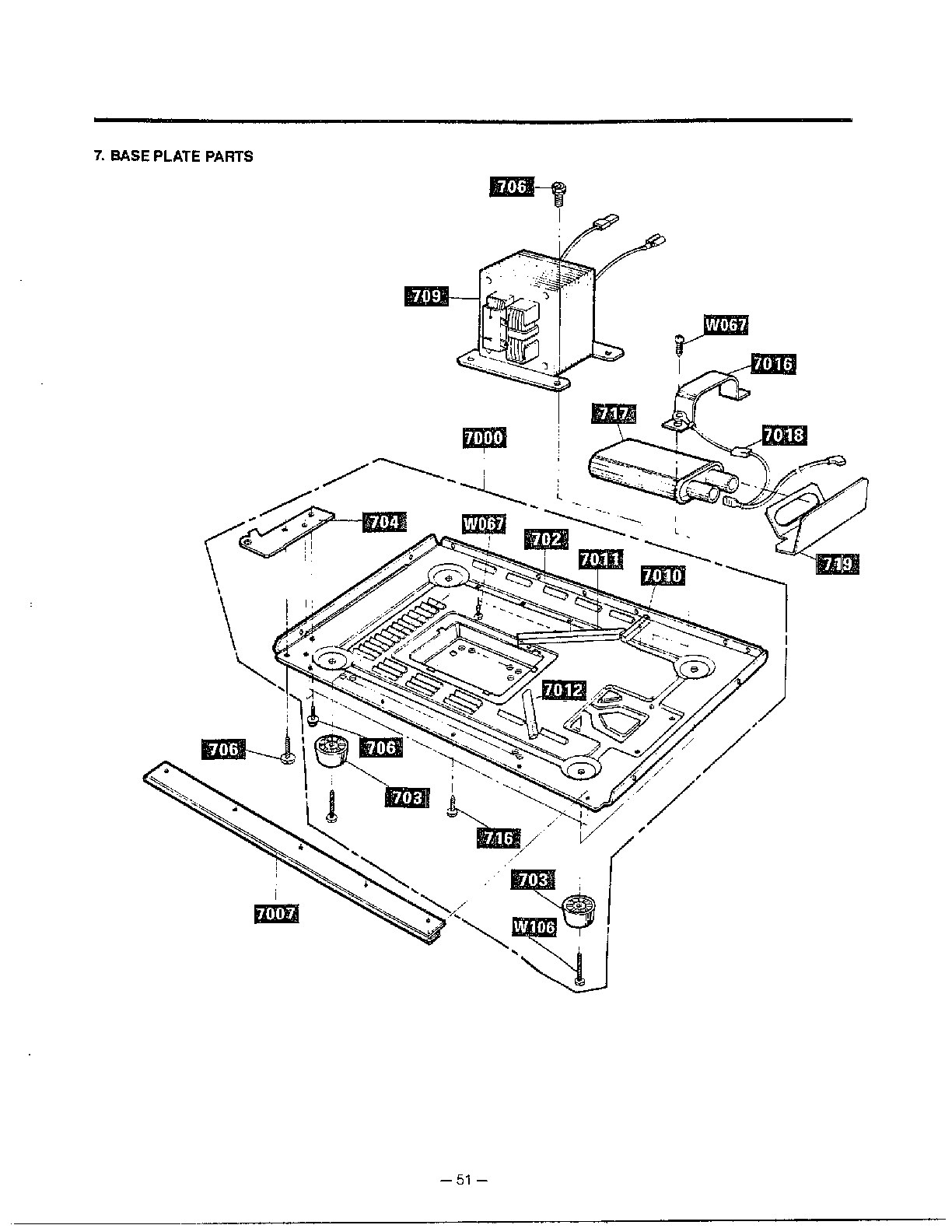 Goldstar Microwave oven Complete microwave assembly page 7 Parts