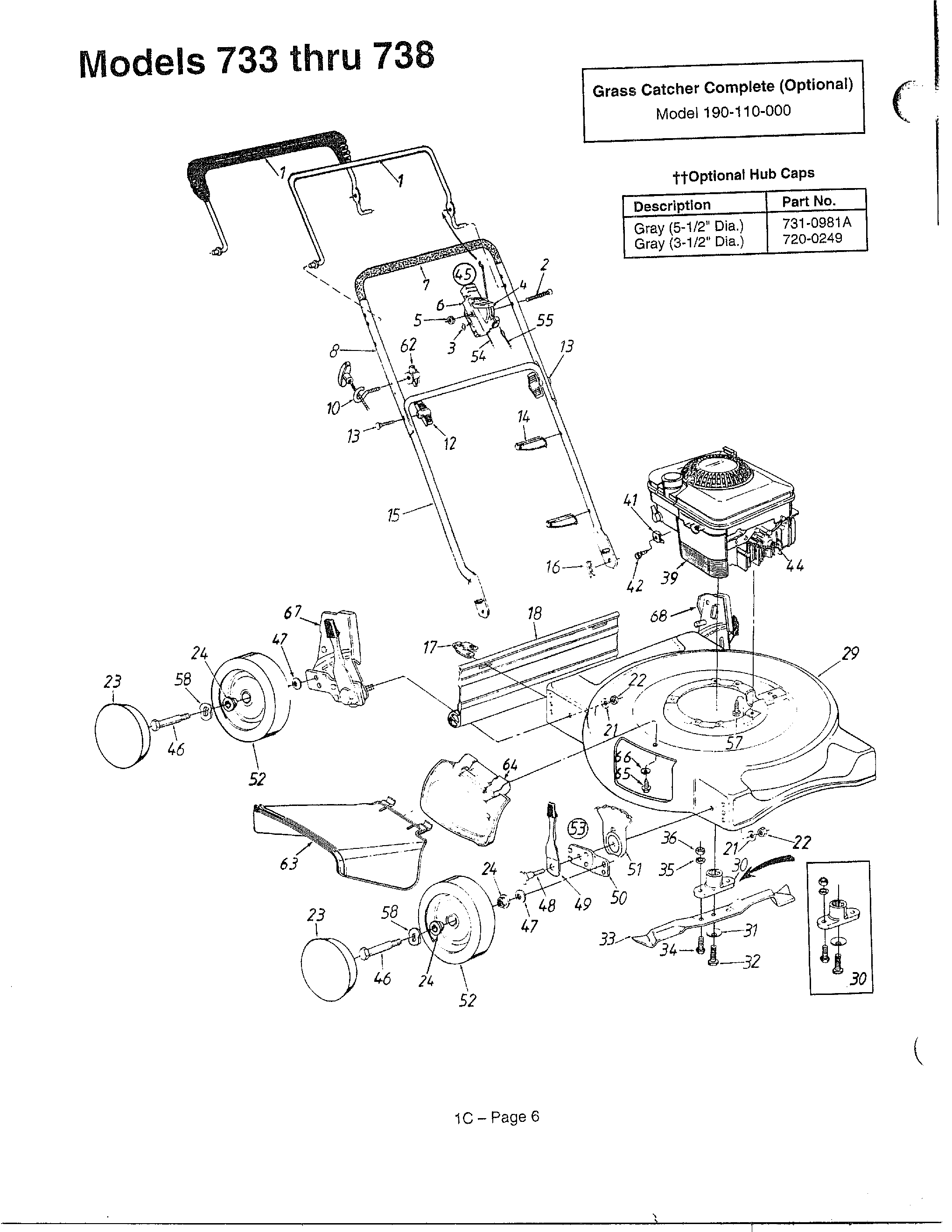 Mtd Push Mower Parts Diagram