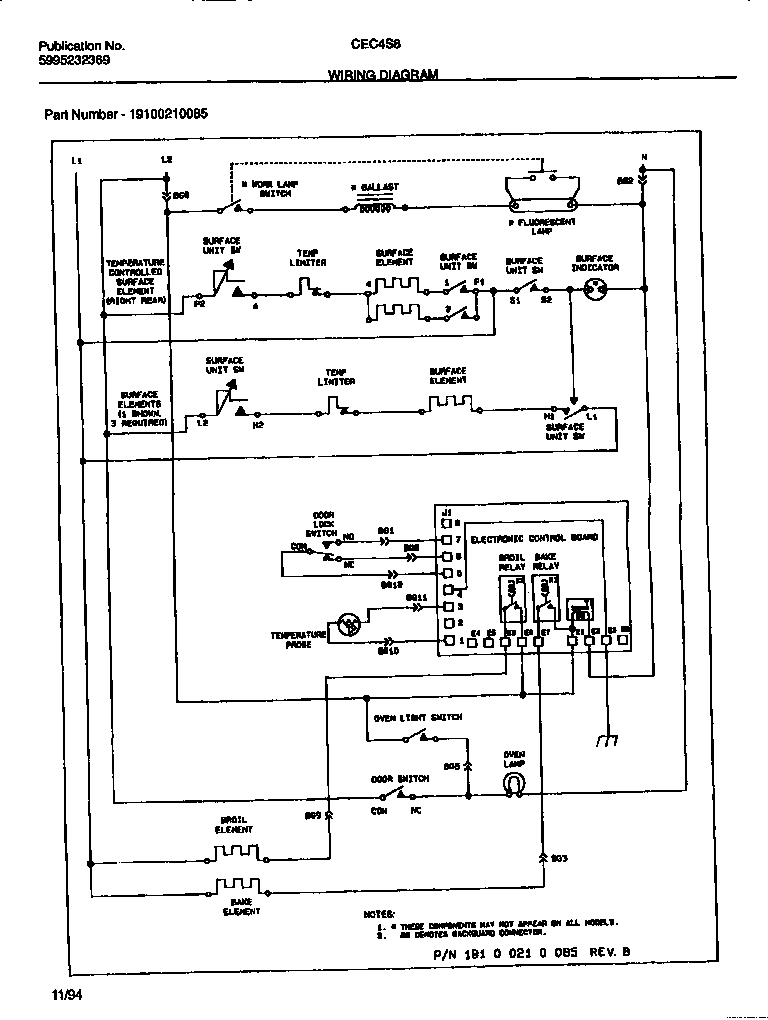 Gibson  Electric Range - 5995232369  Wiring diagram