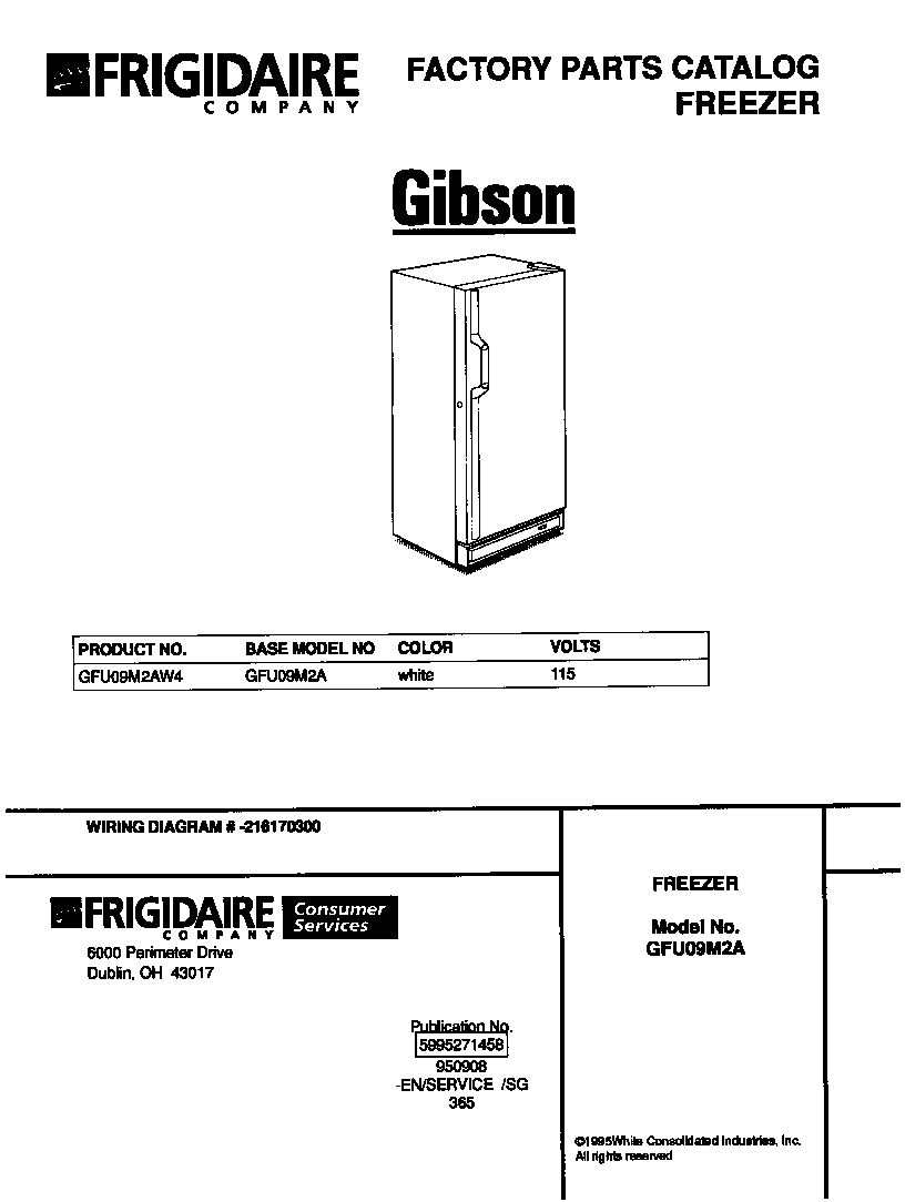 Gibson  Freezer  Cover