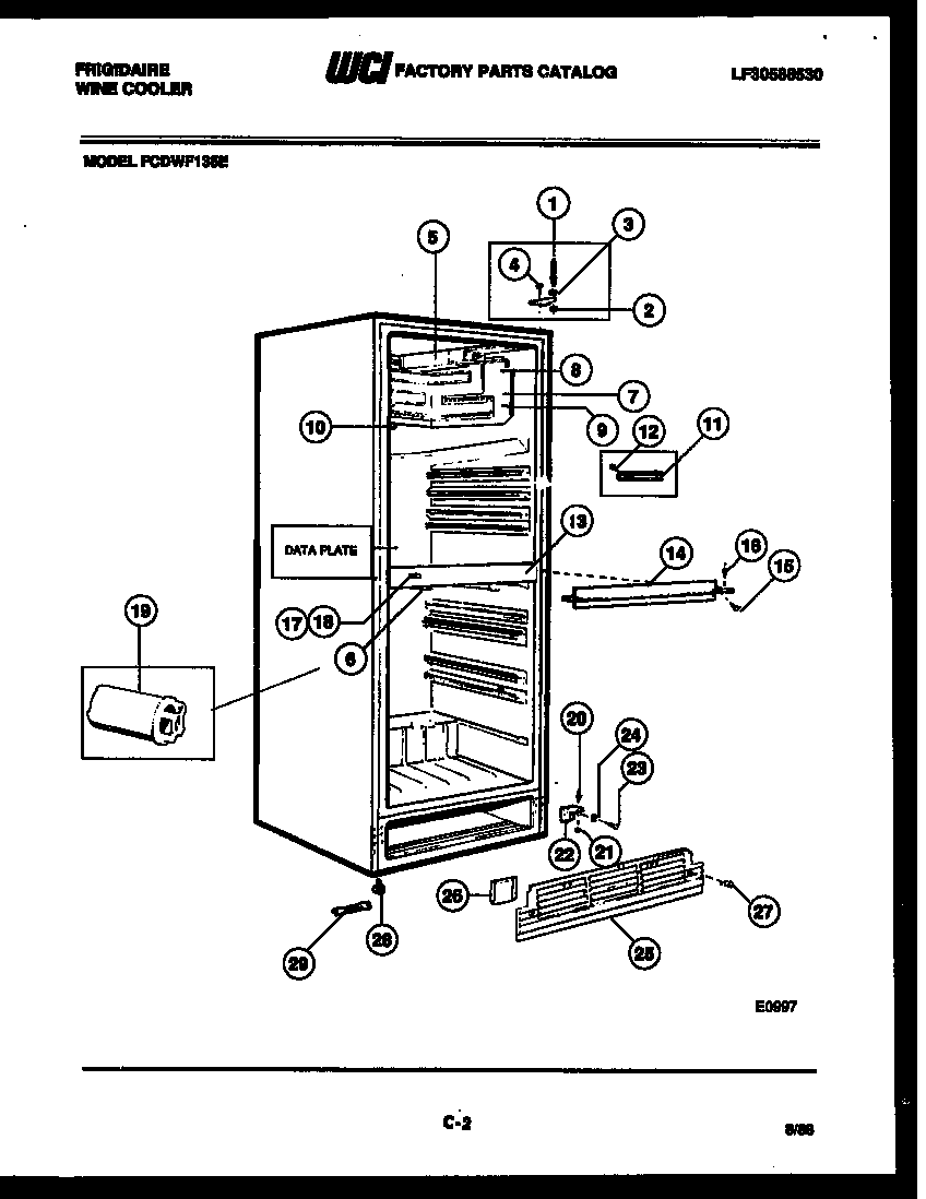 Frigidaire Refrigerator Frigidaire Refrigerator Parts List