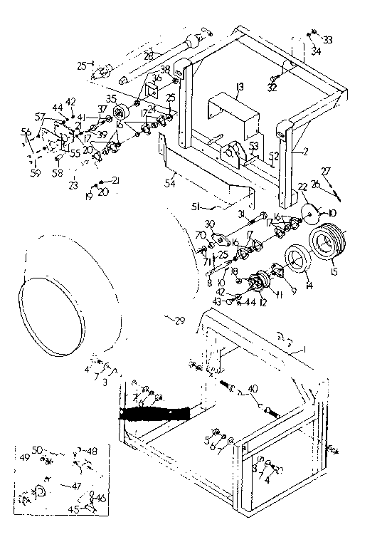 CEMENT MIXERS WORKSAVER CEMENT MIXER Parts Model worksaver888 Sears