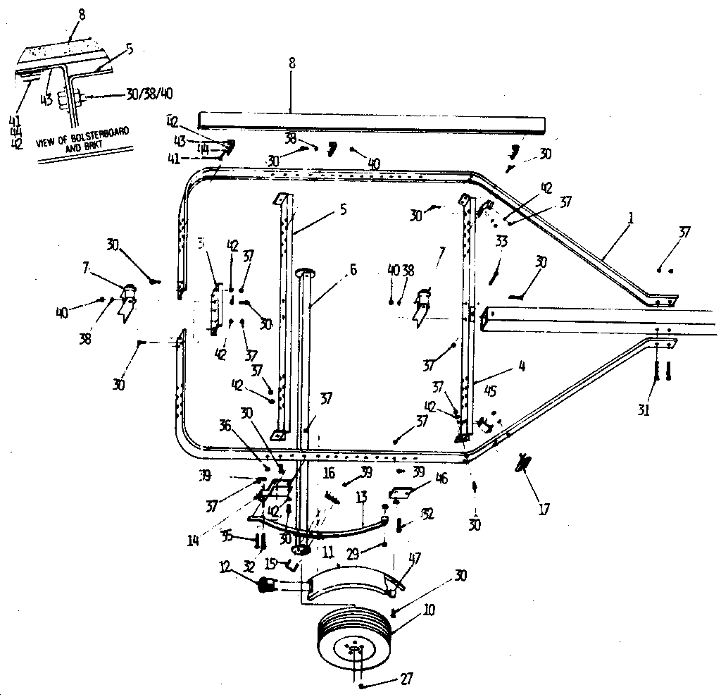 SEARS BOAT TRAILER Parts Model 371619570 Sears PartsDirect