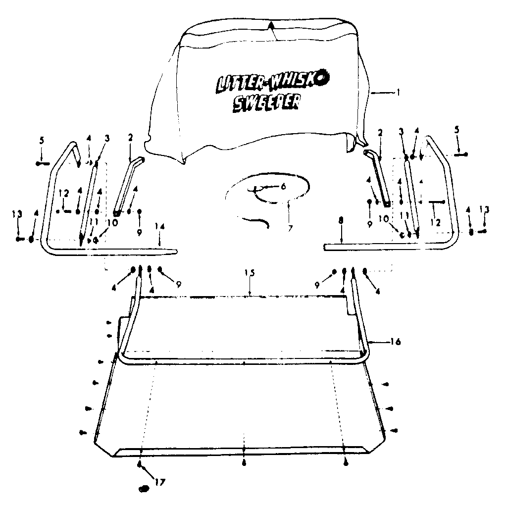 CRAFTSMAN LAWN SWEEPER Parts Model 917253440 Sears PartsDirect