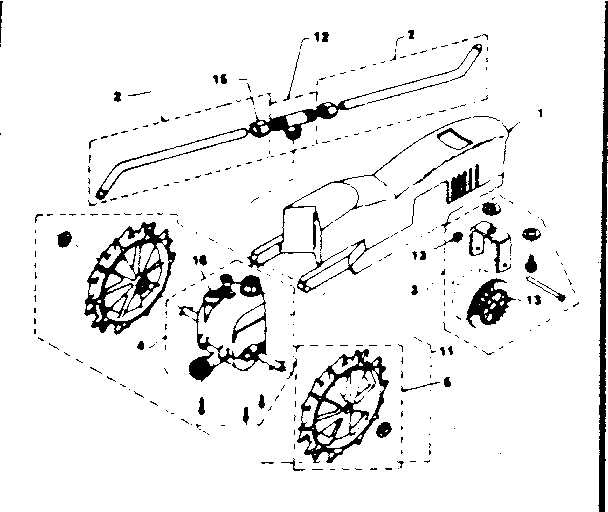 CRAFTSMAN NELSON RAIN TRAIN Parts Model