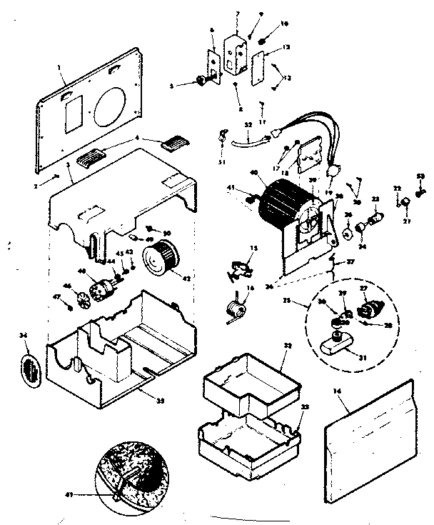 KENMORE KENMORE 3000 18 GALLON CENTRAL HUMIDIFIER Parts Model