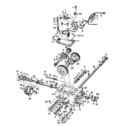 TROYBILT Rear Tine, Gas Tiller Power Unit Transmission parts