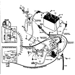 TROYBILT Rear Tine, Gas Tiller Electric Start System-tillers parts