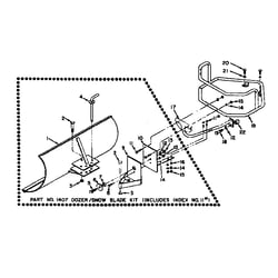 TROYBILT Rear Tine, Gas Tiller Dozer / Snow Blade Attachment parts