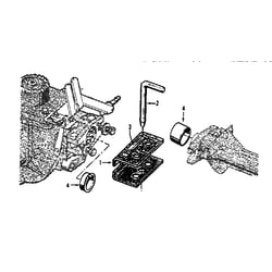 TROYBILT Rear Tine, Gas Tiller Tow Hitch Attachment parts