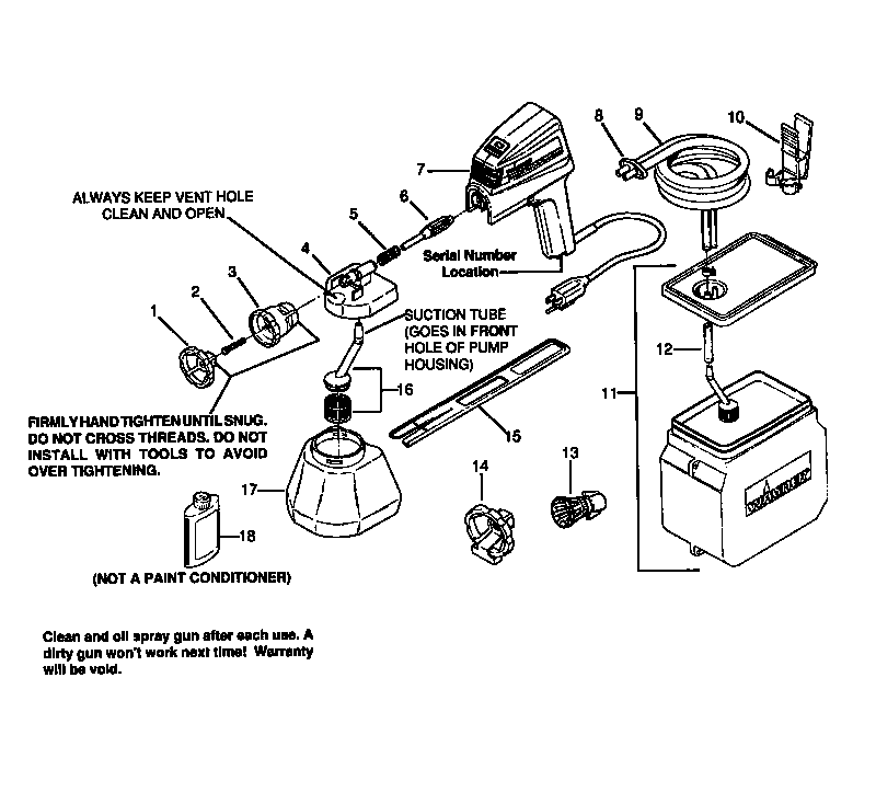 WAGNER POWER SPRAYER Parts Model 355 Sears PartsDirect