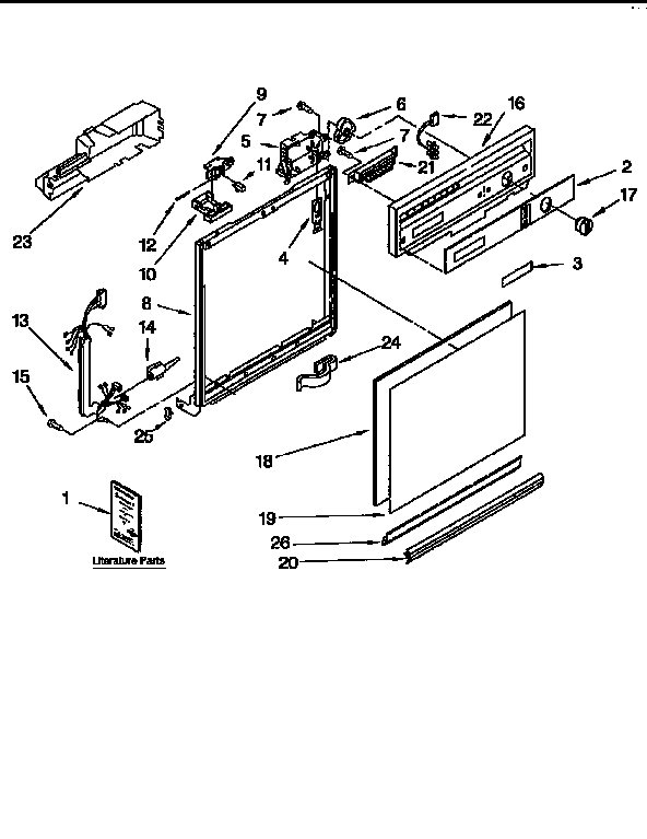 Kenmore Dishwasher Parts Model 665 1677993 Sears Partsdirect