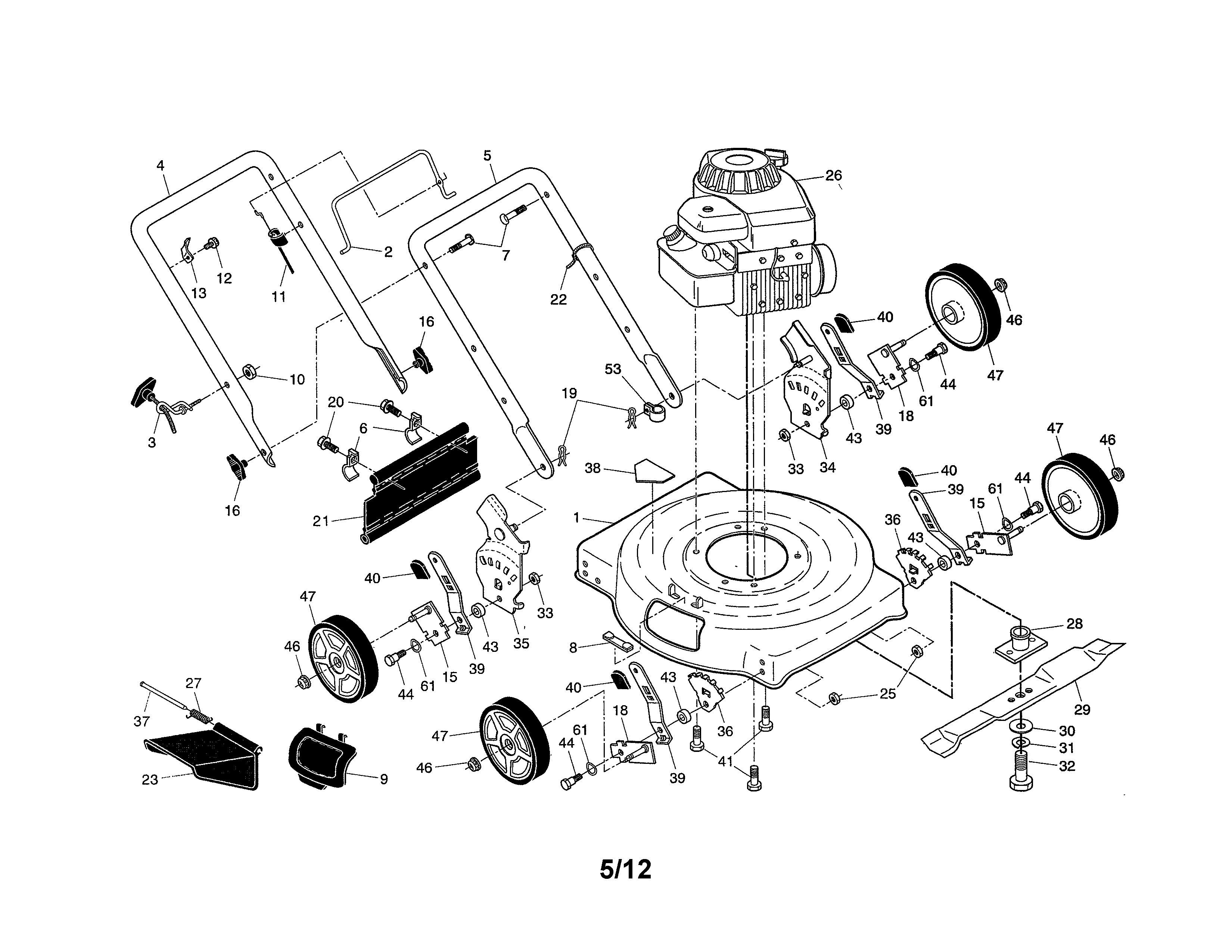 Weedeater Lawn Mower Parts