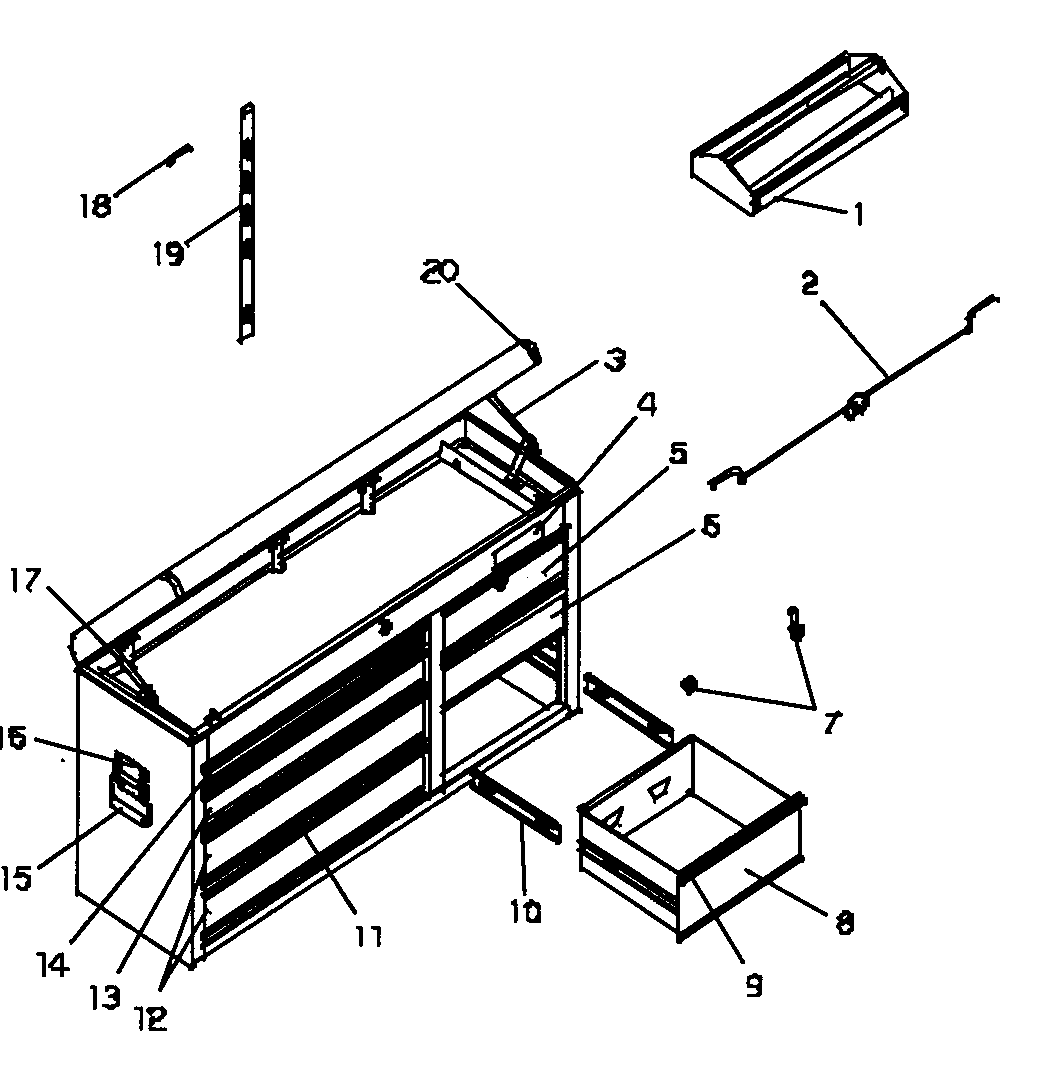 Craftsman Tool Box Parts List