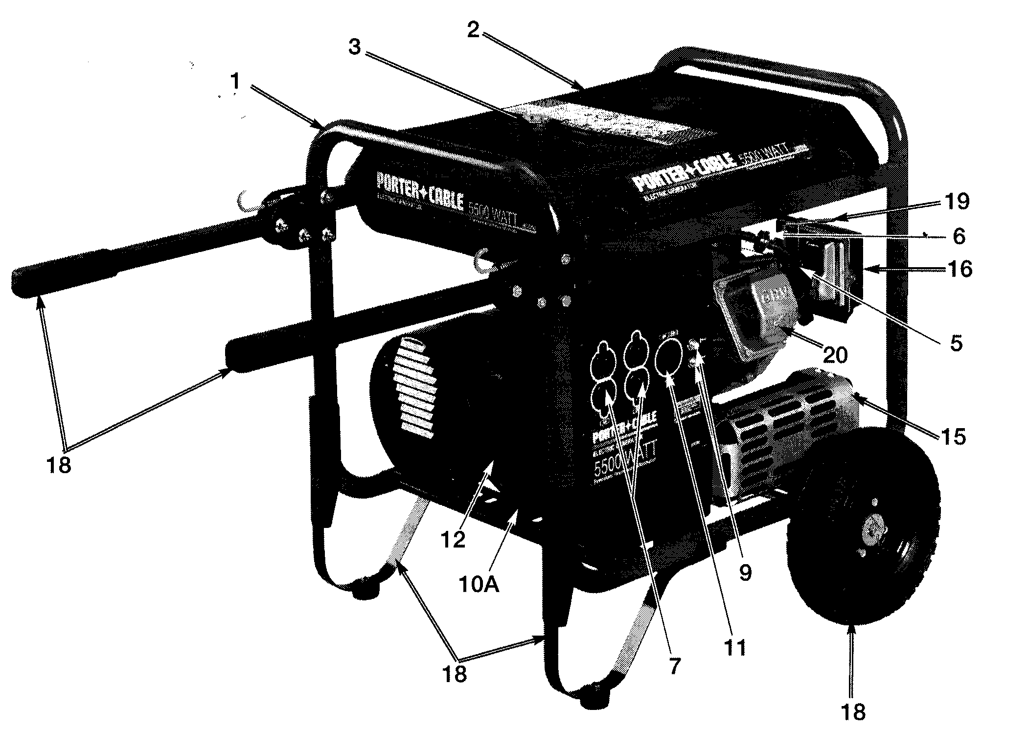PORTER CABLE GENERATOR Parts | Model bsi550w3 | Sears PartsDirect