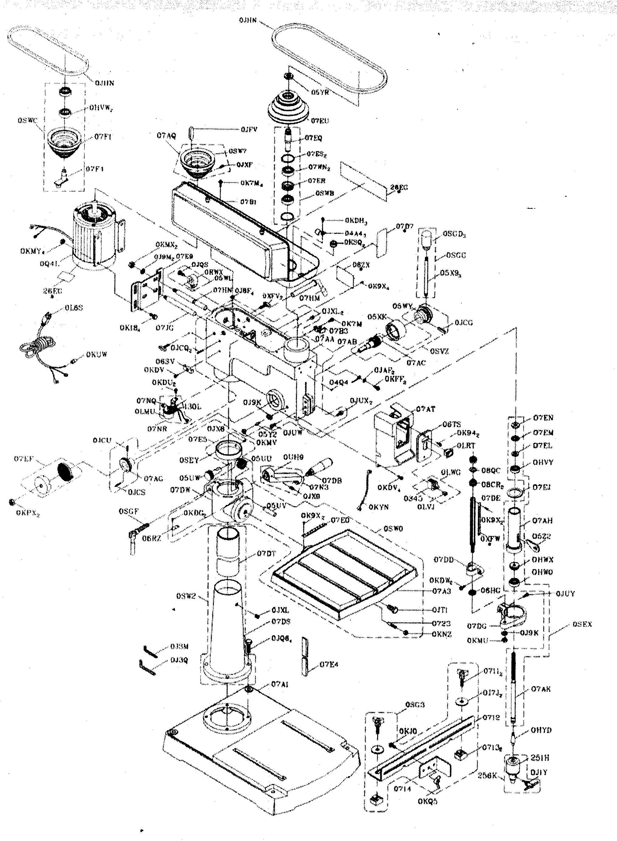 CRAFTSMAN DRILL PRESS Parts Model 137229201 Sears PartsDirect