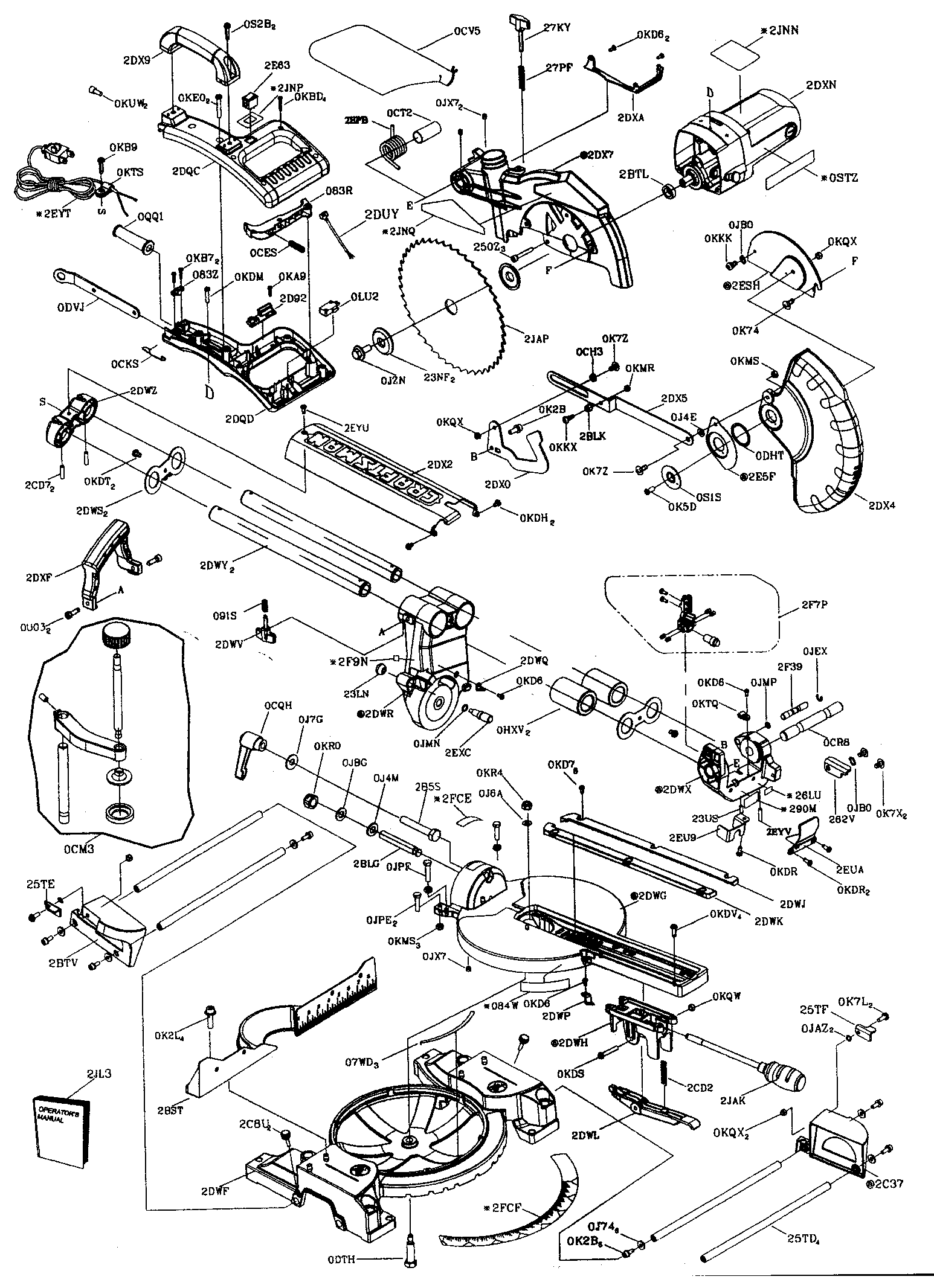 CRAFTSMAN COMPOUND MITER SAW Parts Model 137212370 Sears PartsDirect
