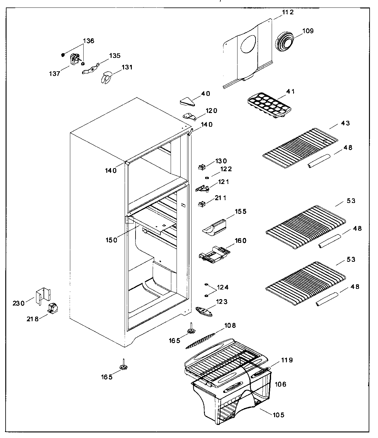 DANBY REFRIGERATOR Parts Model DFF8802W Sears PartsDirect