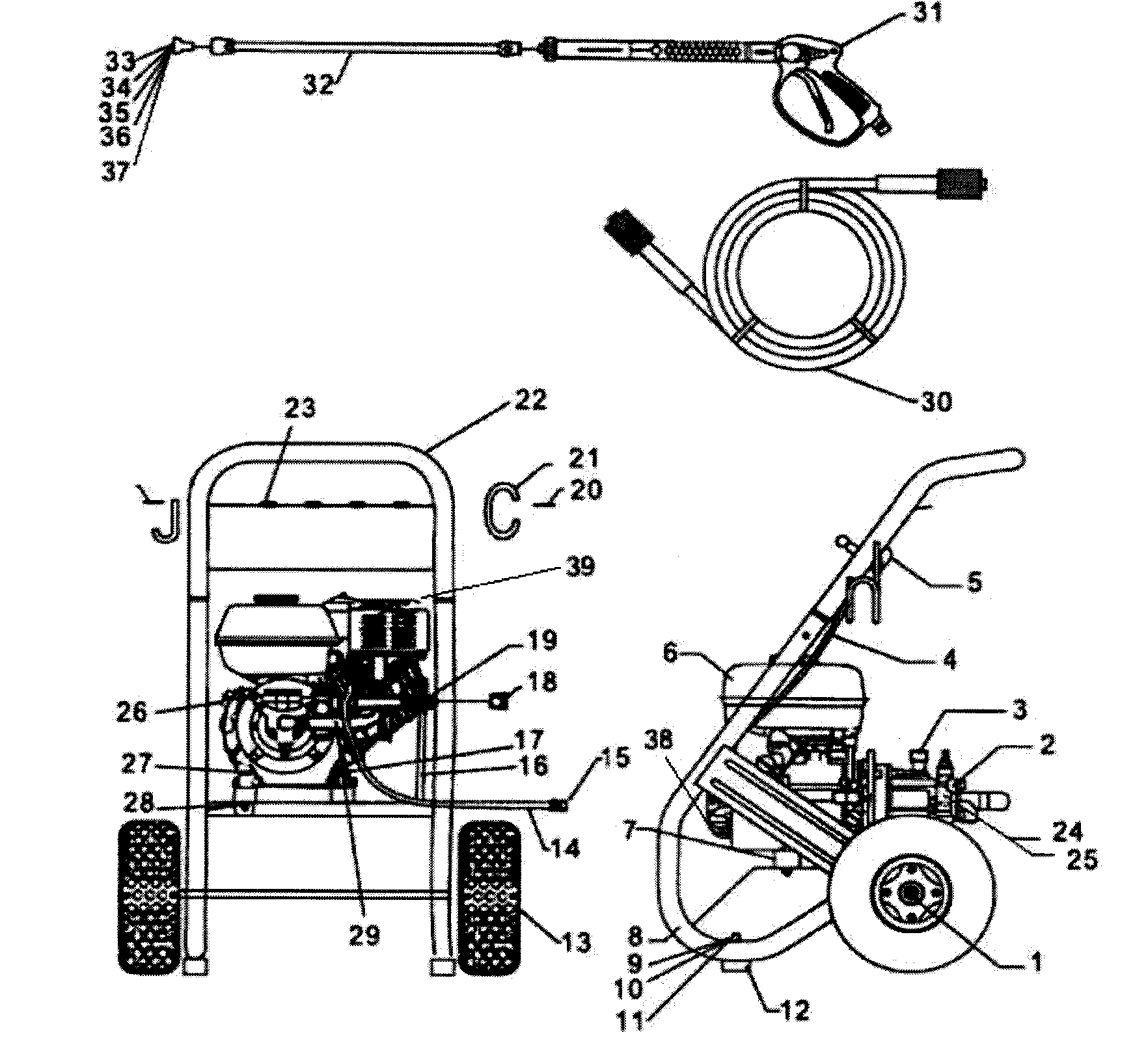 STEELE PRODUCTS POWER WASHER Parts Model SPWG200 Sears PartsDirect