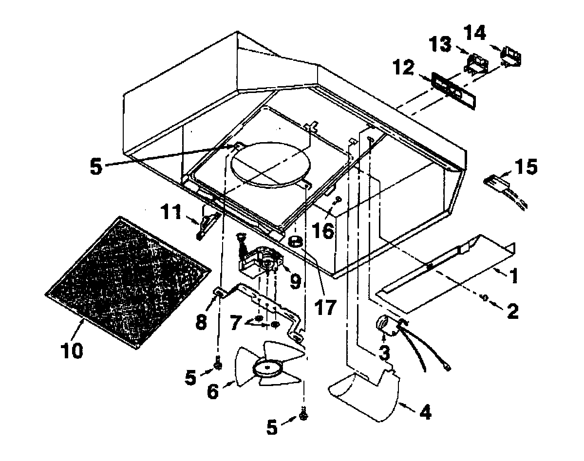 vent a hood parts