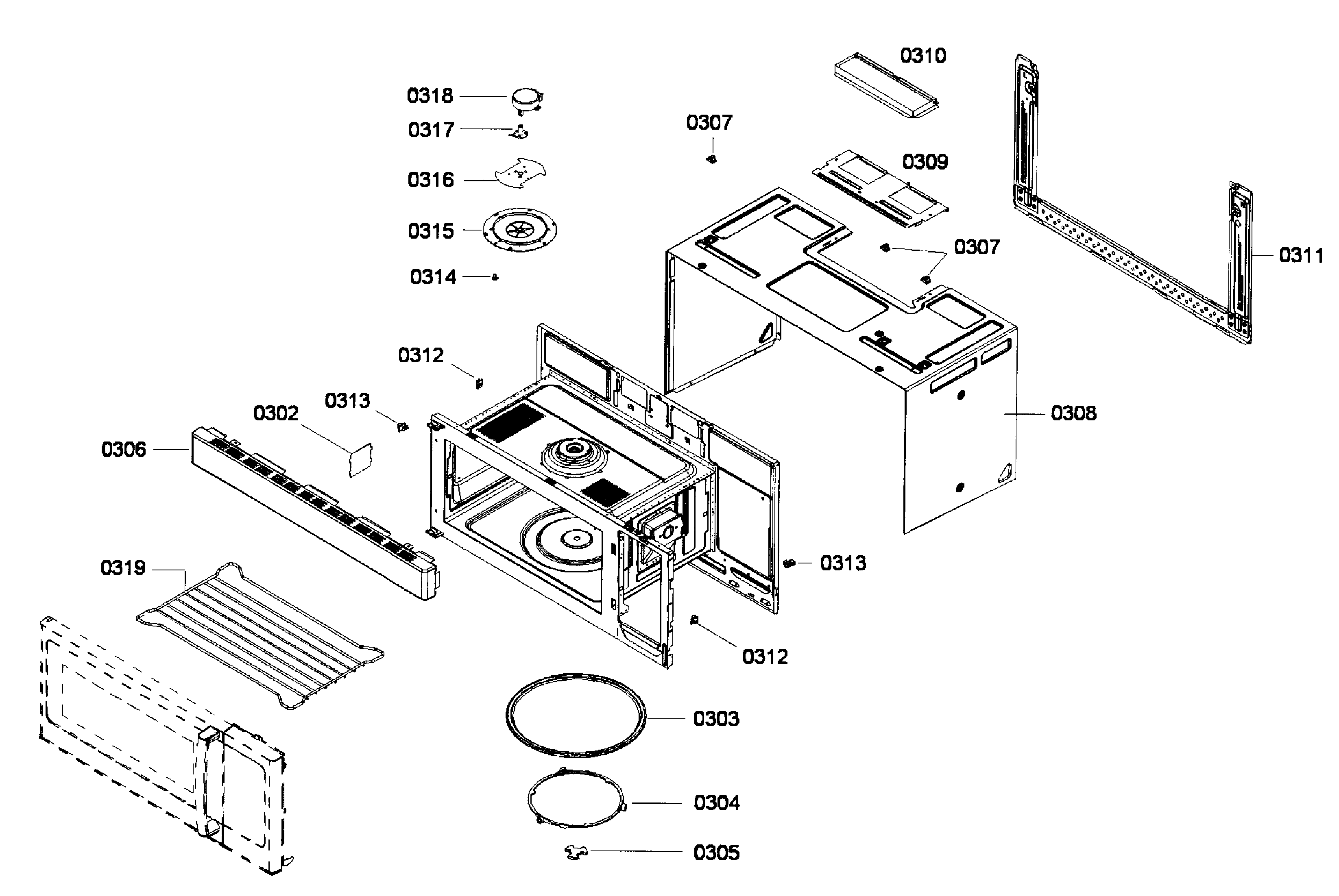BOSCH MICROWAVE Parts | Model hmv5051u01 | Sears PartsDirect