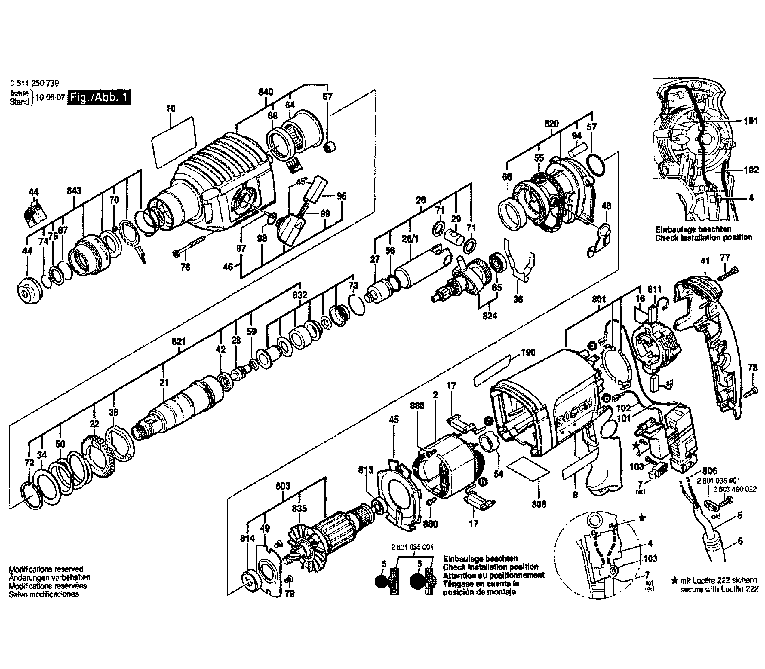 BOSCH HAMMER DRILL Parts | Model 11250VSR | Sears PartsDirect