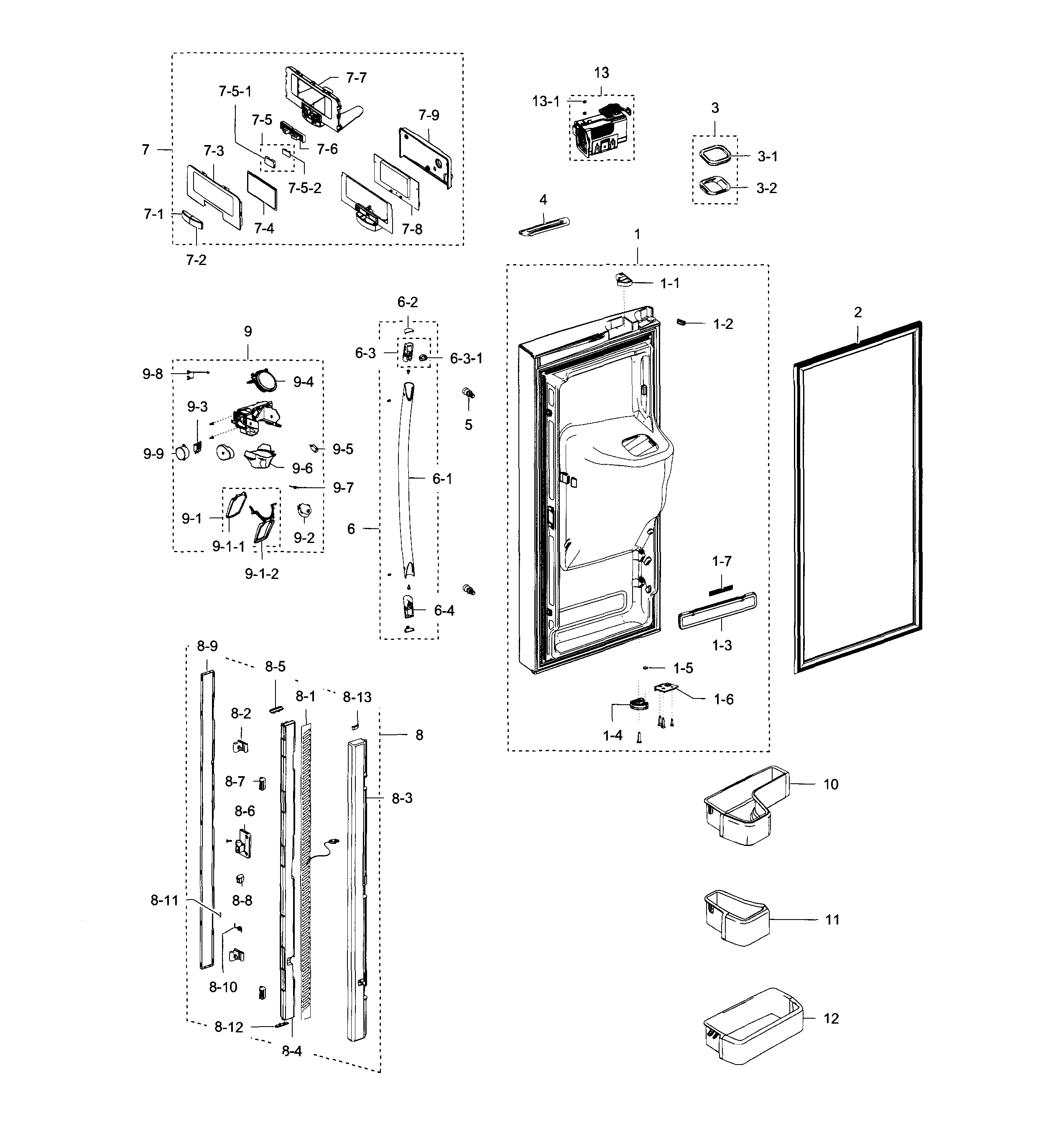 Samsung Rfg238aars Diagram