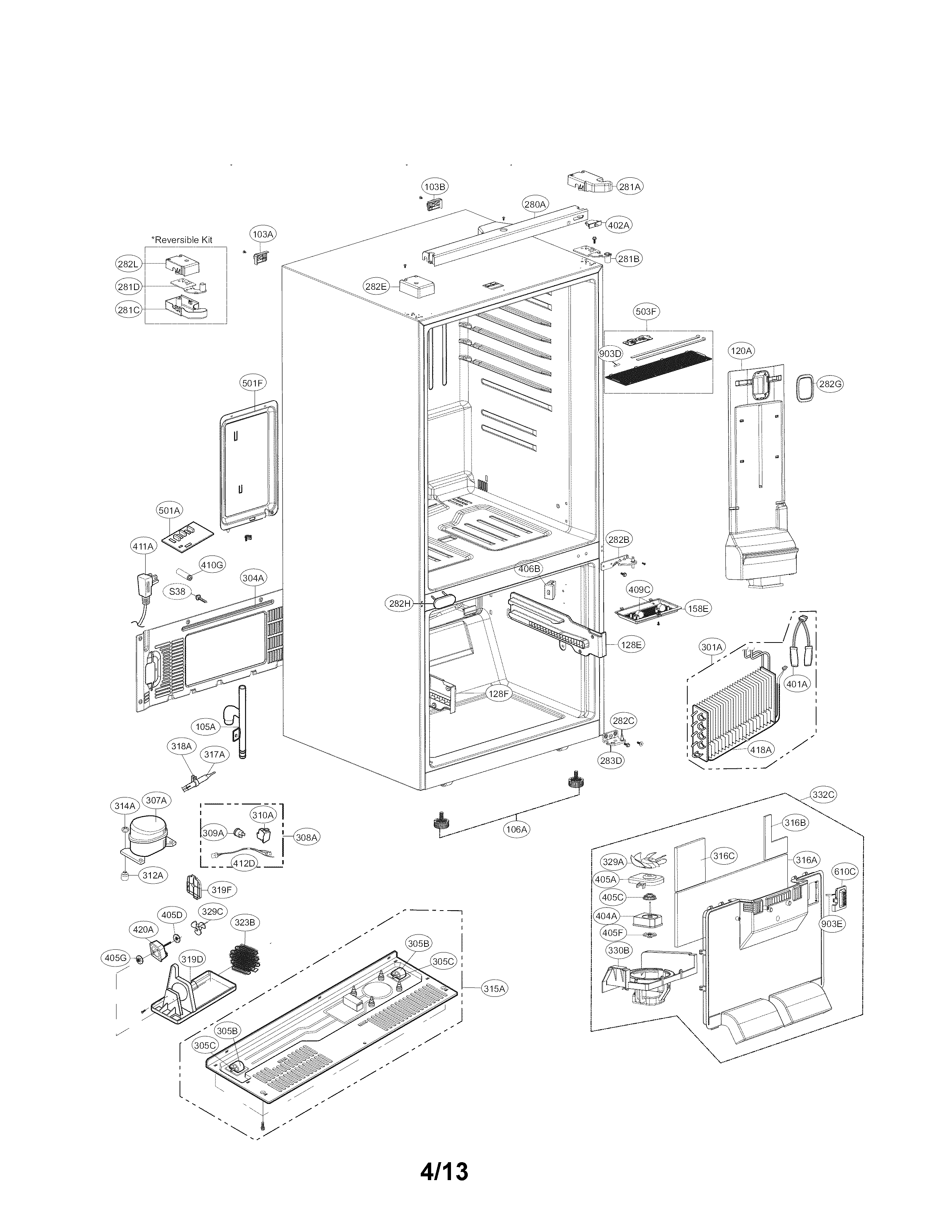 Kenmore Elite Refrigerator Parts