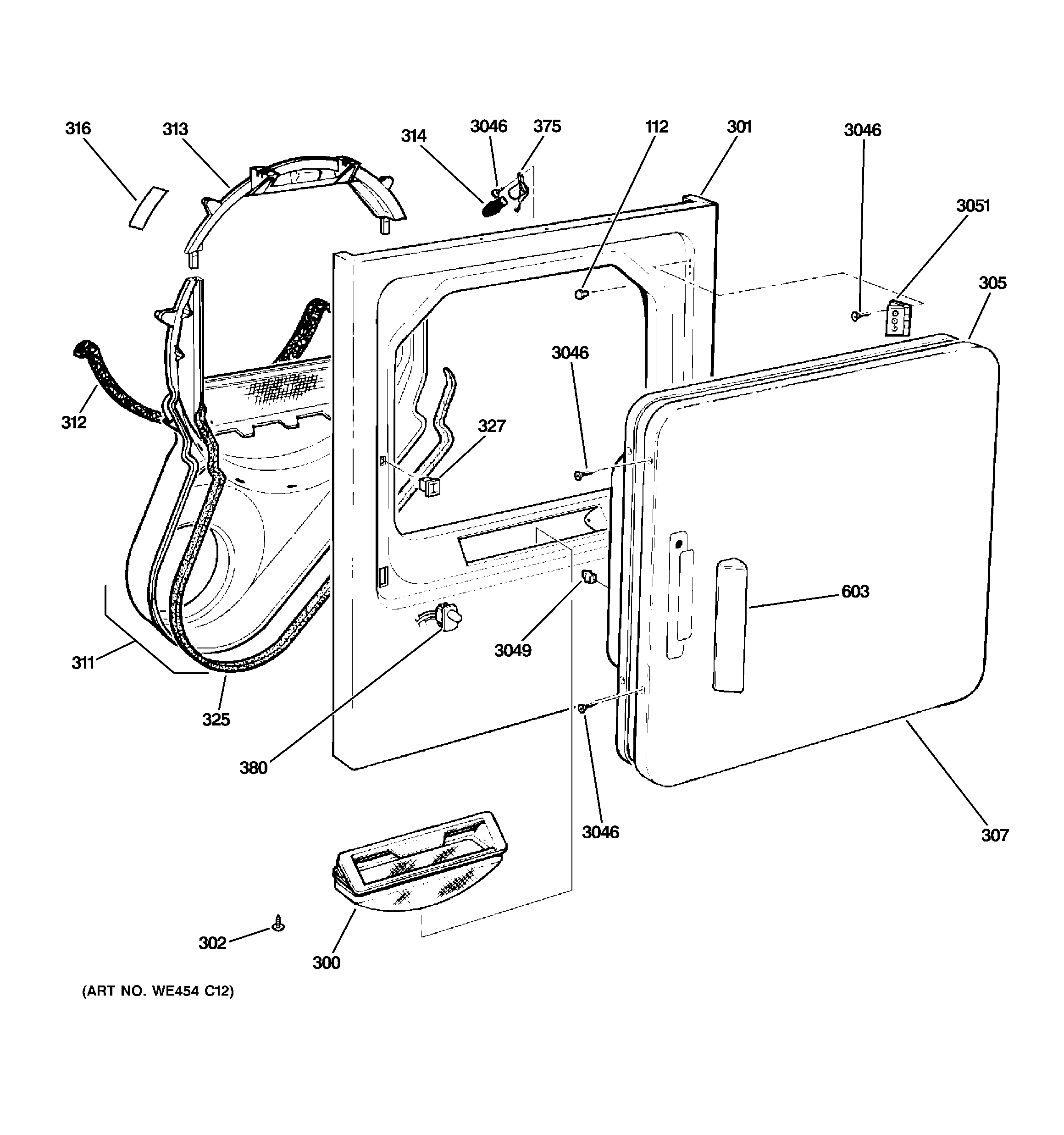 Ge Dryer Parts Diagram , Repair Wiring Scheme