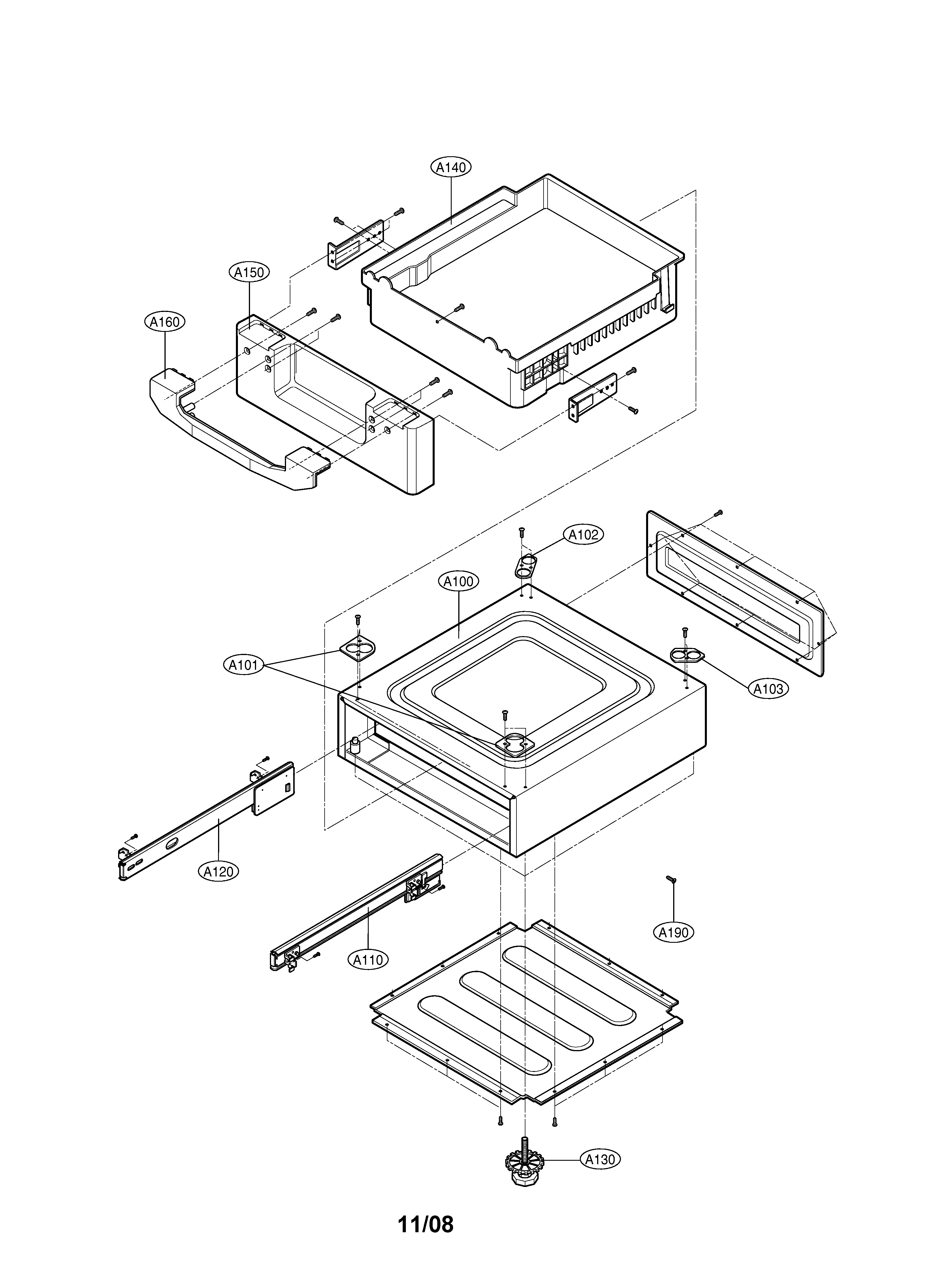 KENMORE PEDESTAL Parts Model 79658842800 Sears PartsDirect