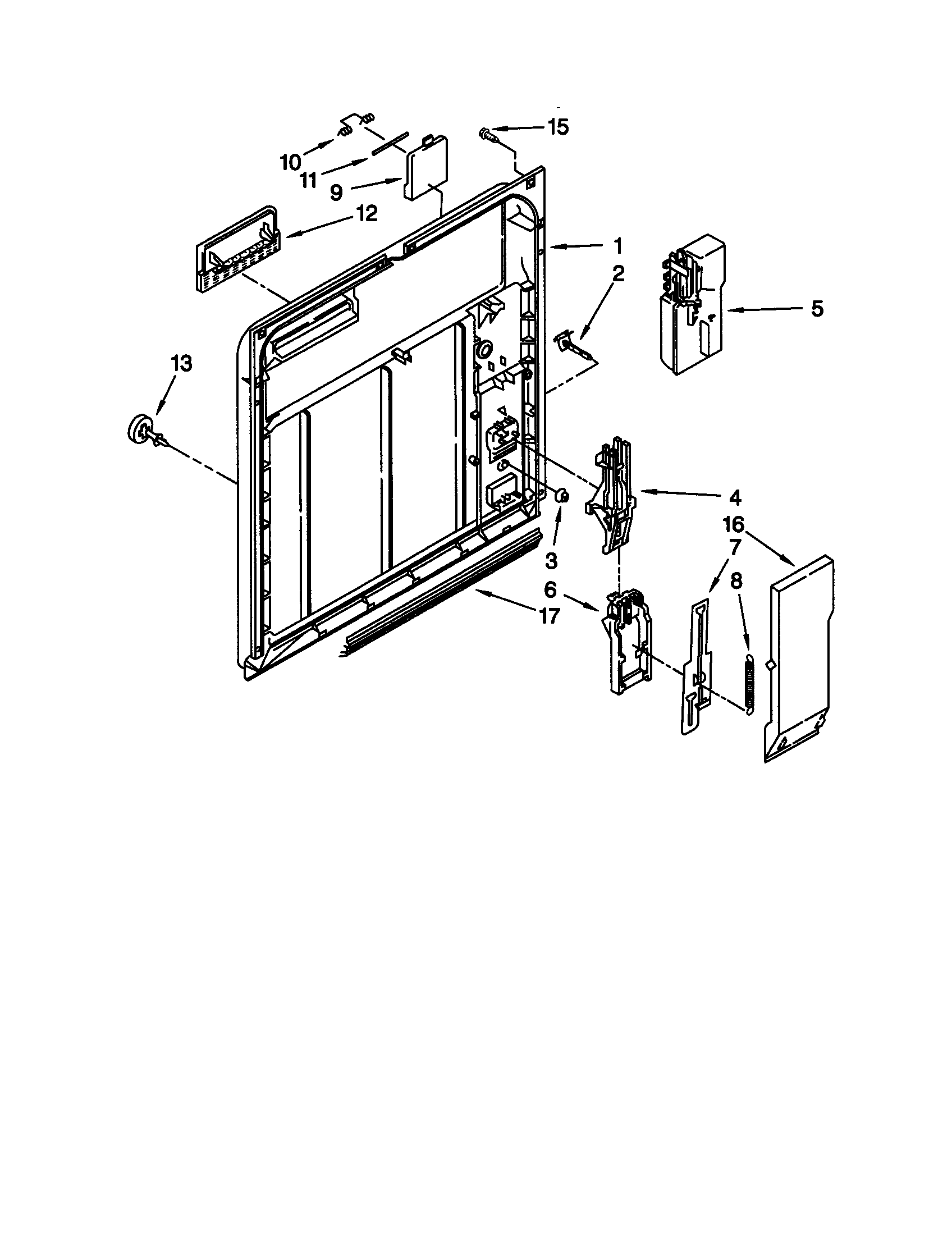 WHIRLPOOL PORTABLE DISHWASHER Parts Model DP840DWGX1 Sears PartsDirect