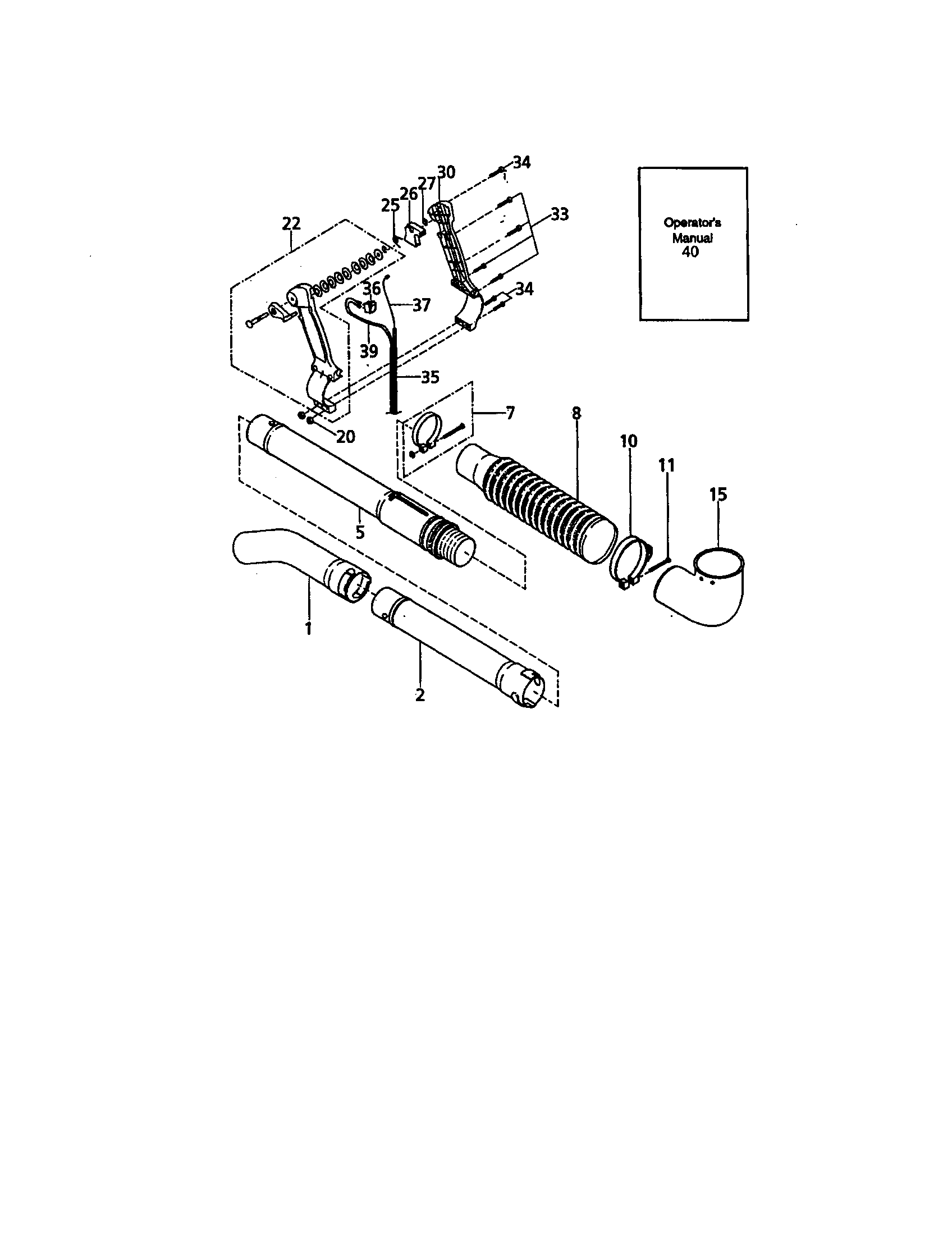 craftsman 46cc backpack blower parts diagram